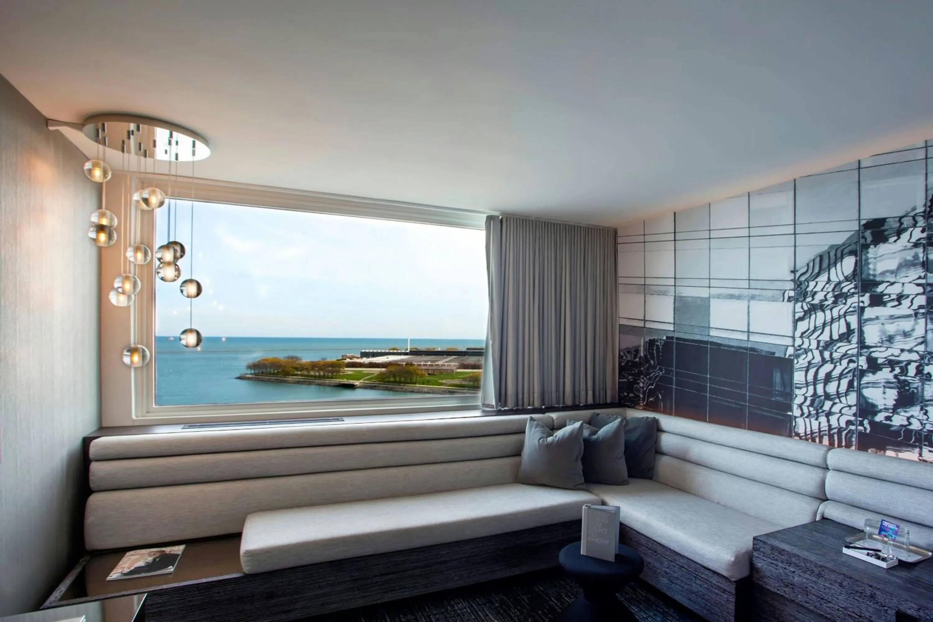 King Room with Lake View and Roll In Shower - Mobility/Hearing Accessible in The Wade