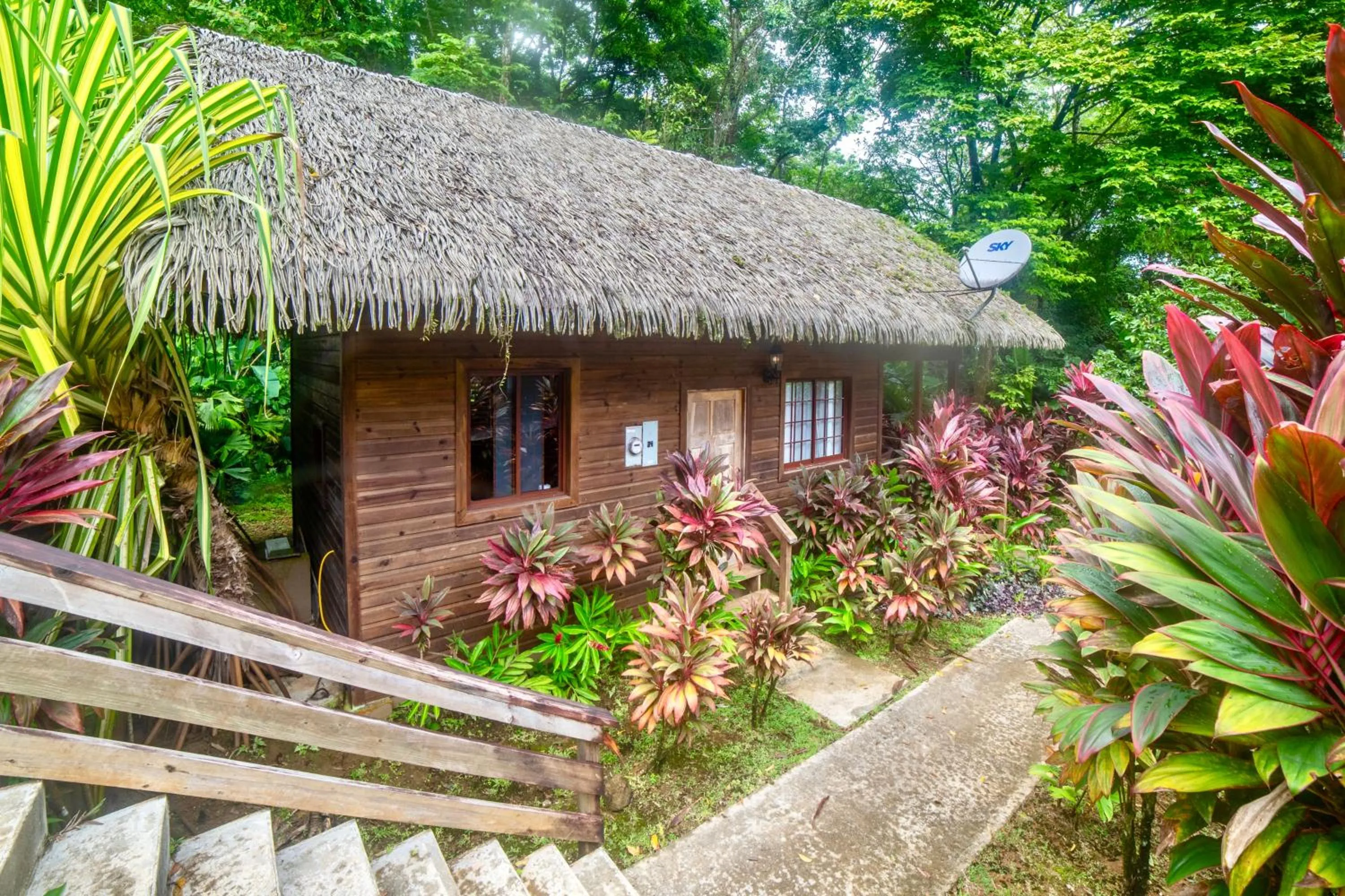 One-Bedroom Bungalow Jungle Lodge in Red Frog Beach Island Resort