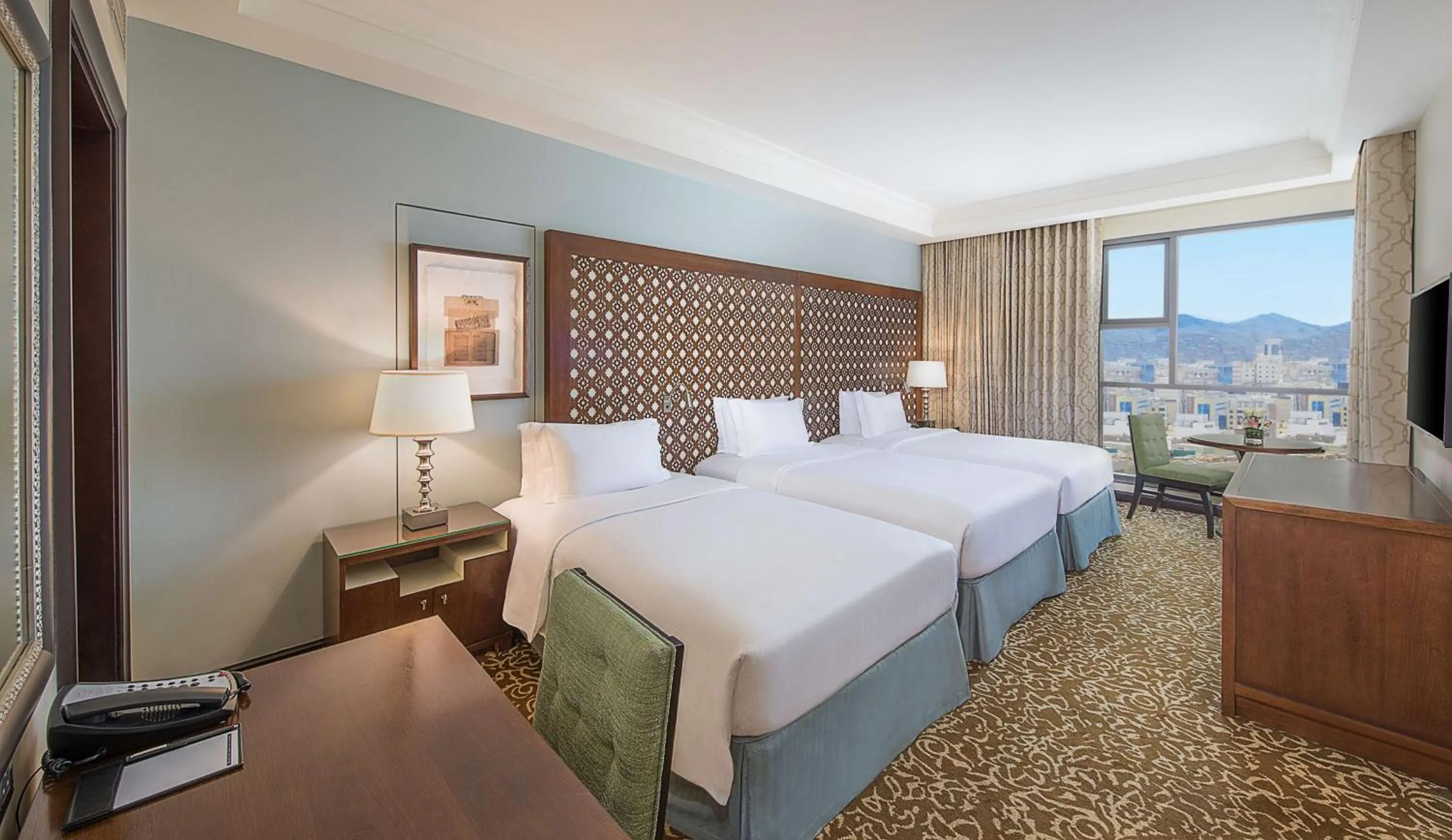 Triple Room With Partial View in Hilton Suites Jabal Omar Makkah