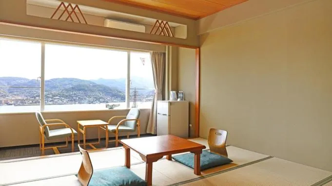 Standard Japanese-Style Room - City Night View - Non-Smoking - Private Bathroom in Ooedo Onsen Monogatari Nagasaki Hotel Seifu