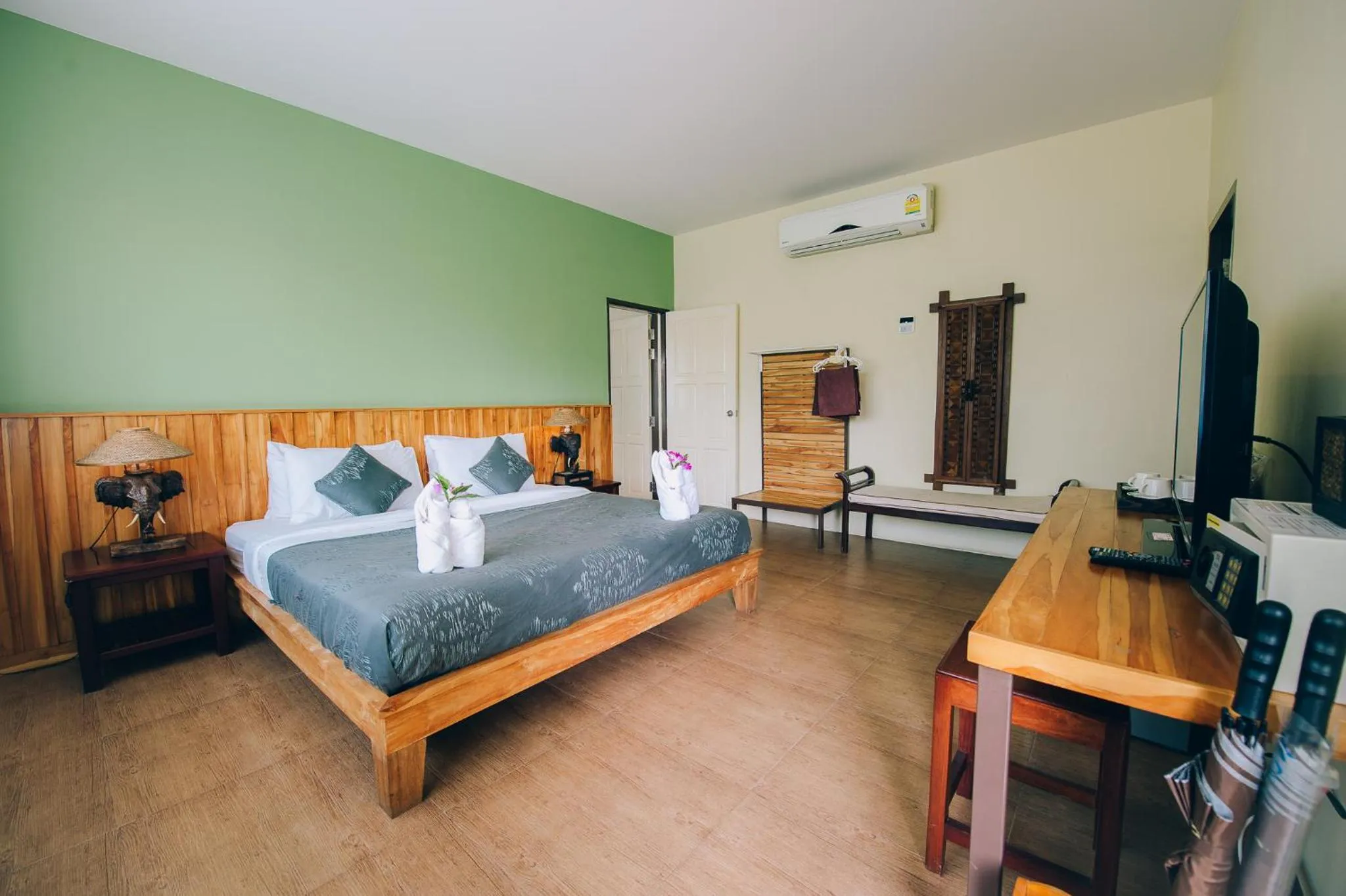 Two Connecting Rooms in Good Times Resort Kanchanaburi