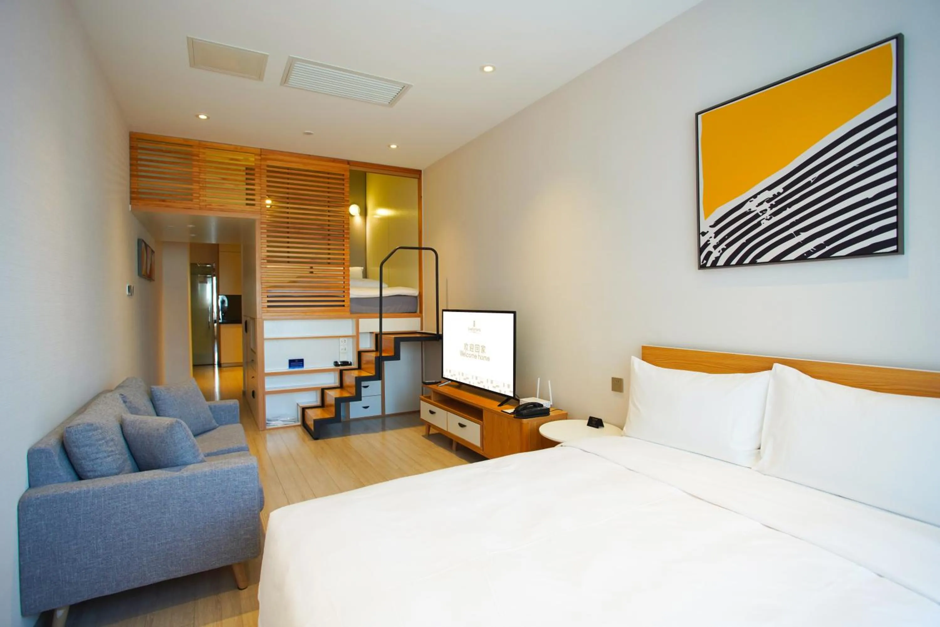 Family Suite(Washer&Dryer Machine+Fresh Air System+Softened Water System) in Livefortuna Hotel