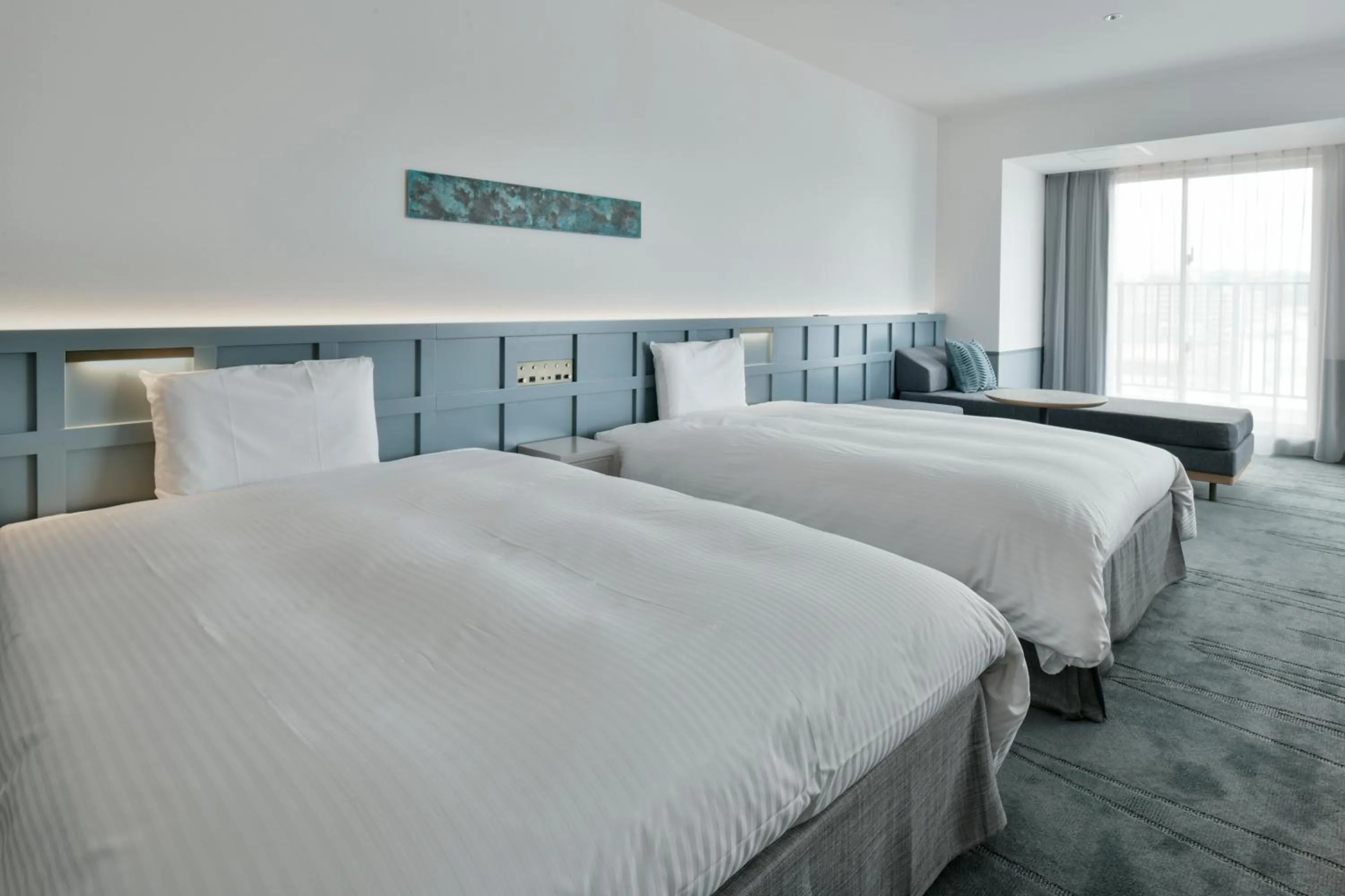 Premium Corner Twin Room  - single occupancy in Lequ Okinawa Chatan Spa ＆ Resort