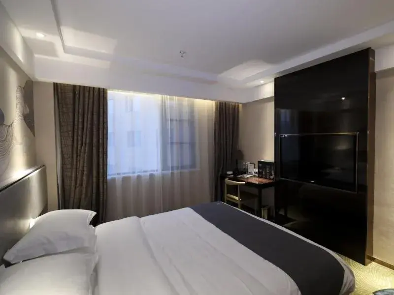 Bed in GreenTree Eastern Jingde Town Railway Station Hotel Bed in GreenTree Eastern Jingde Town Railway Station Hotel