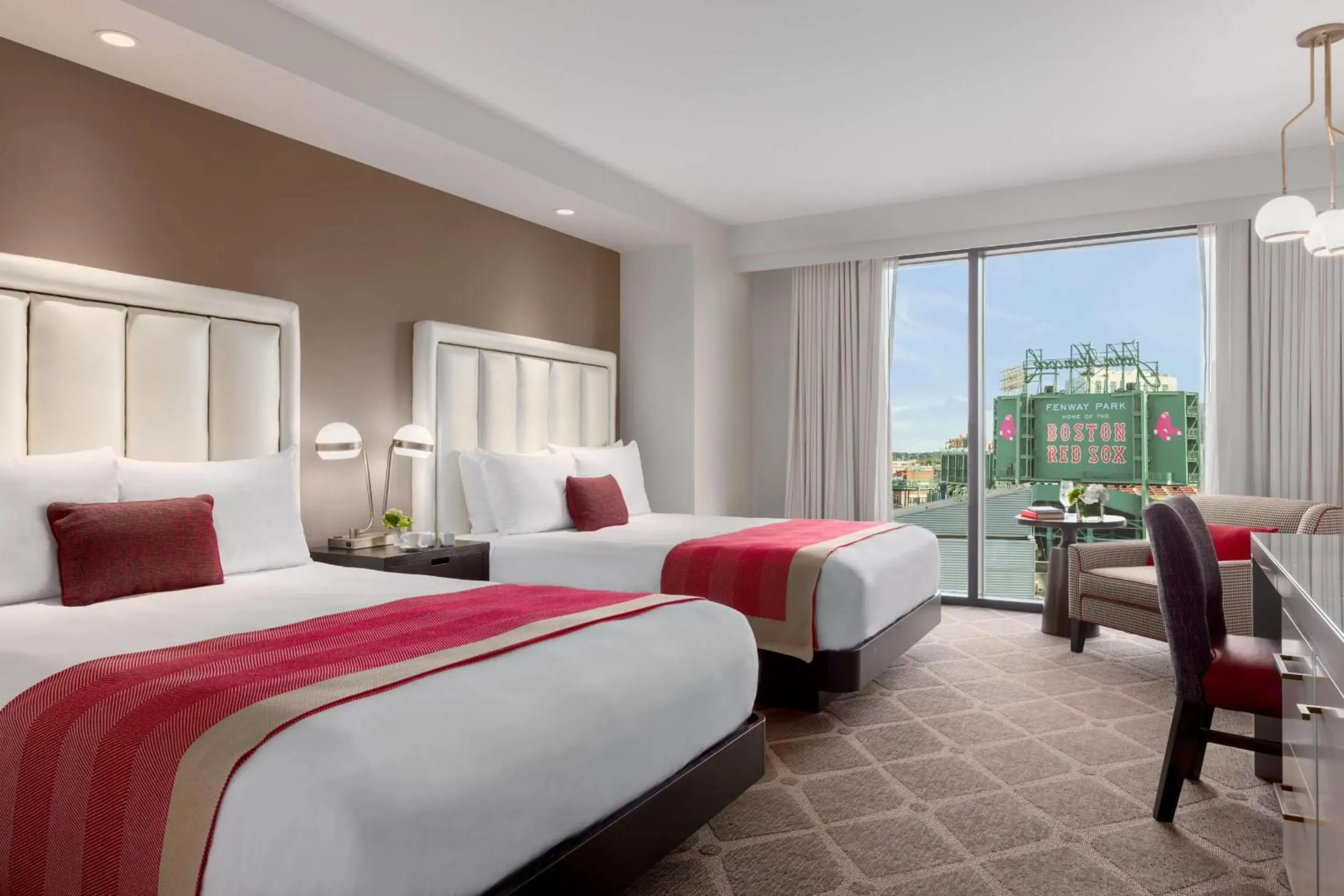 Queen Room with Two Queen Beds Facing Fenway in Hotel Commonwealth
