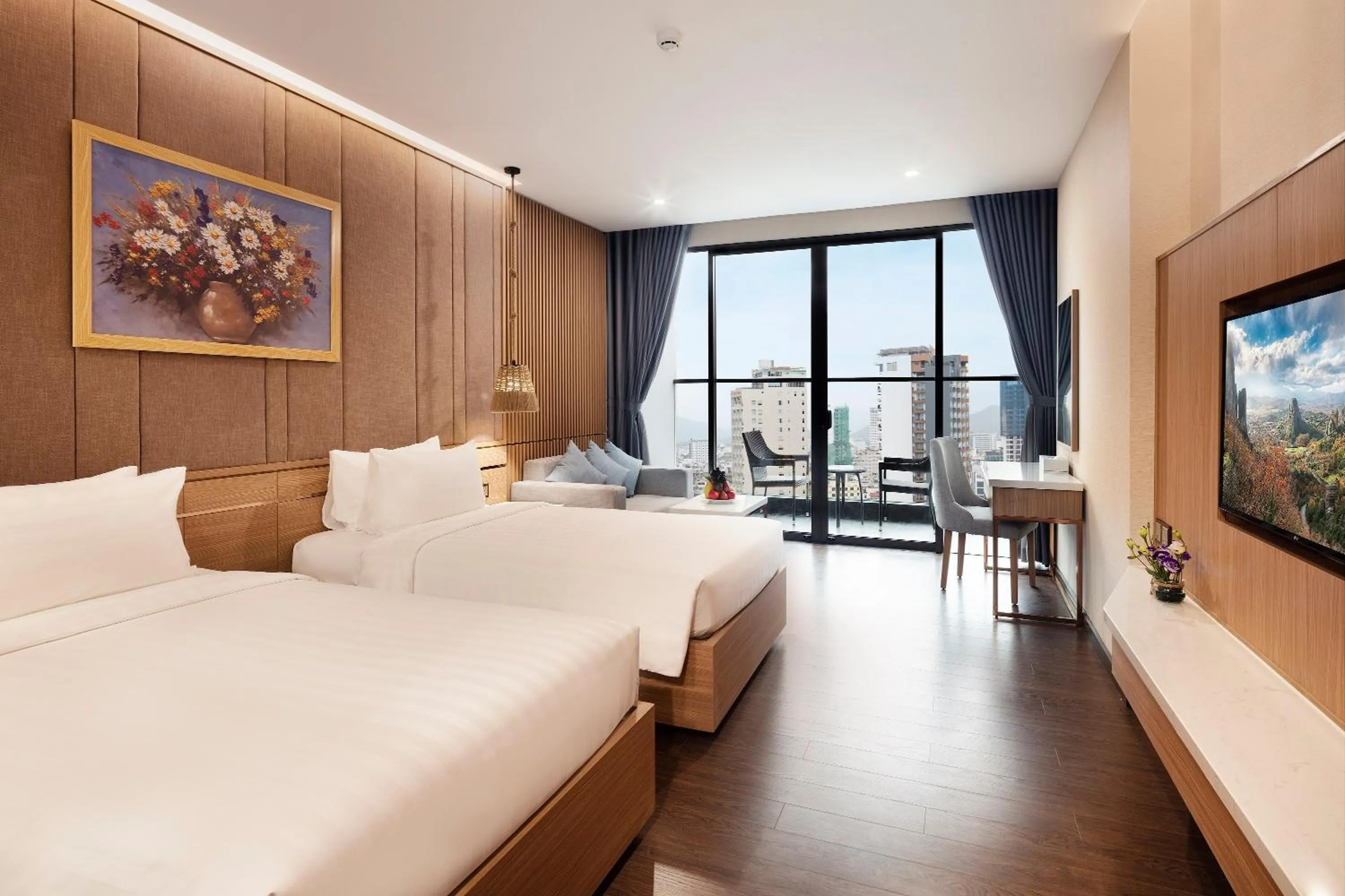 Deluxe Double or Twin Room with Ocean View in Virgo Hotel Nha Trang