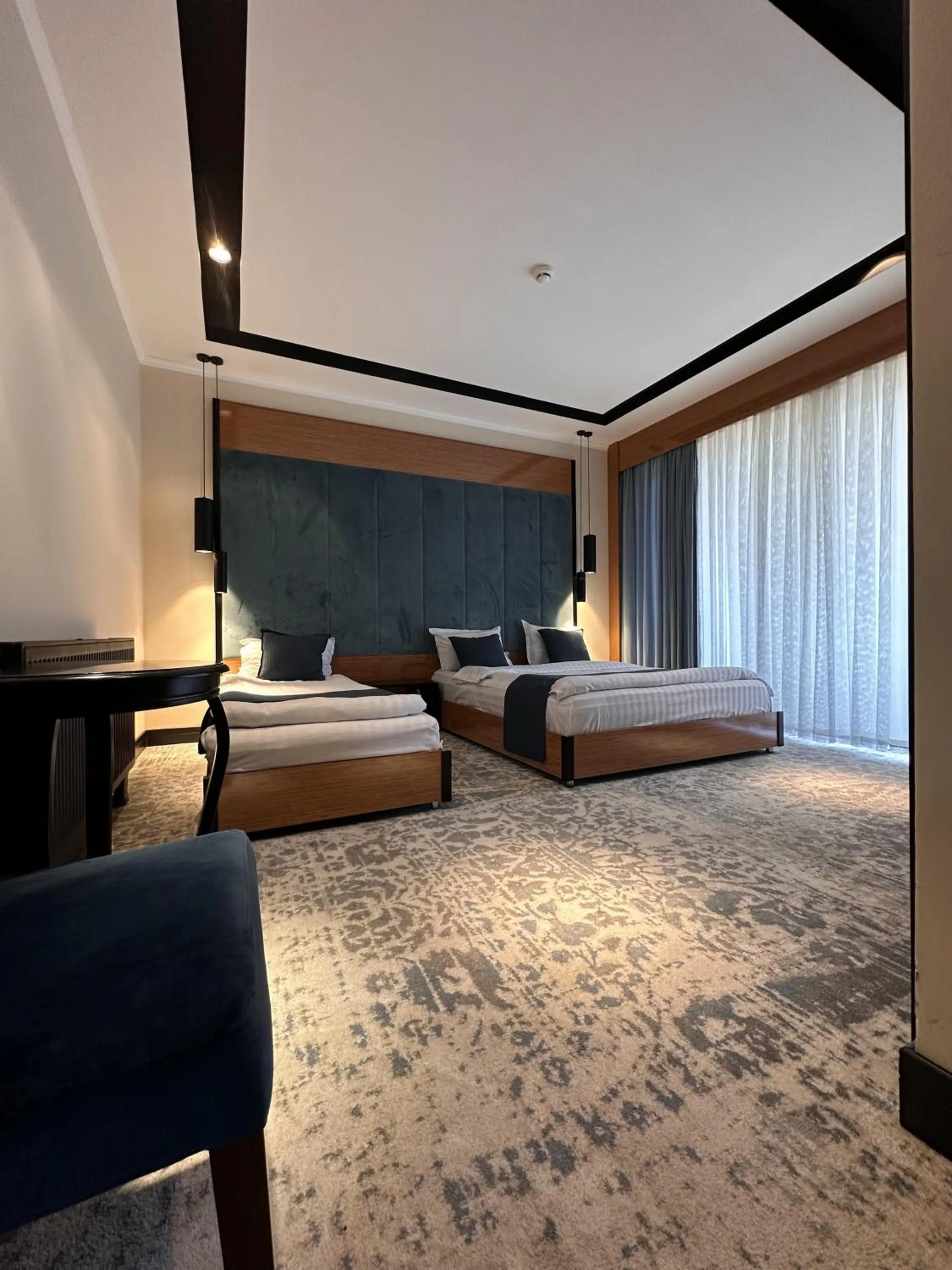 Twin Room with Balcony - single occupancy in Hotel Bukhara