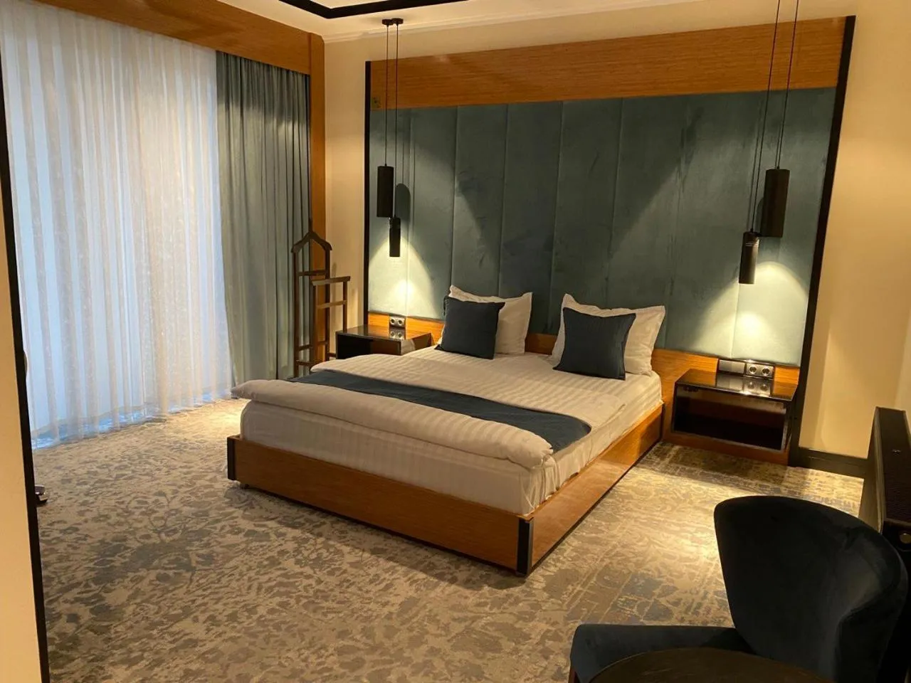 Double Room with Balcony - single occupancy in Hotel Bukhara