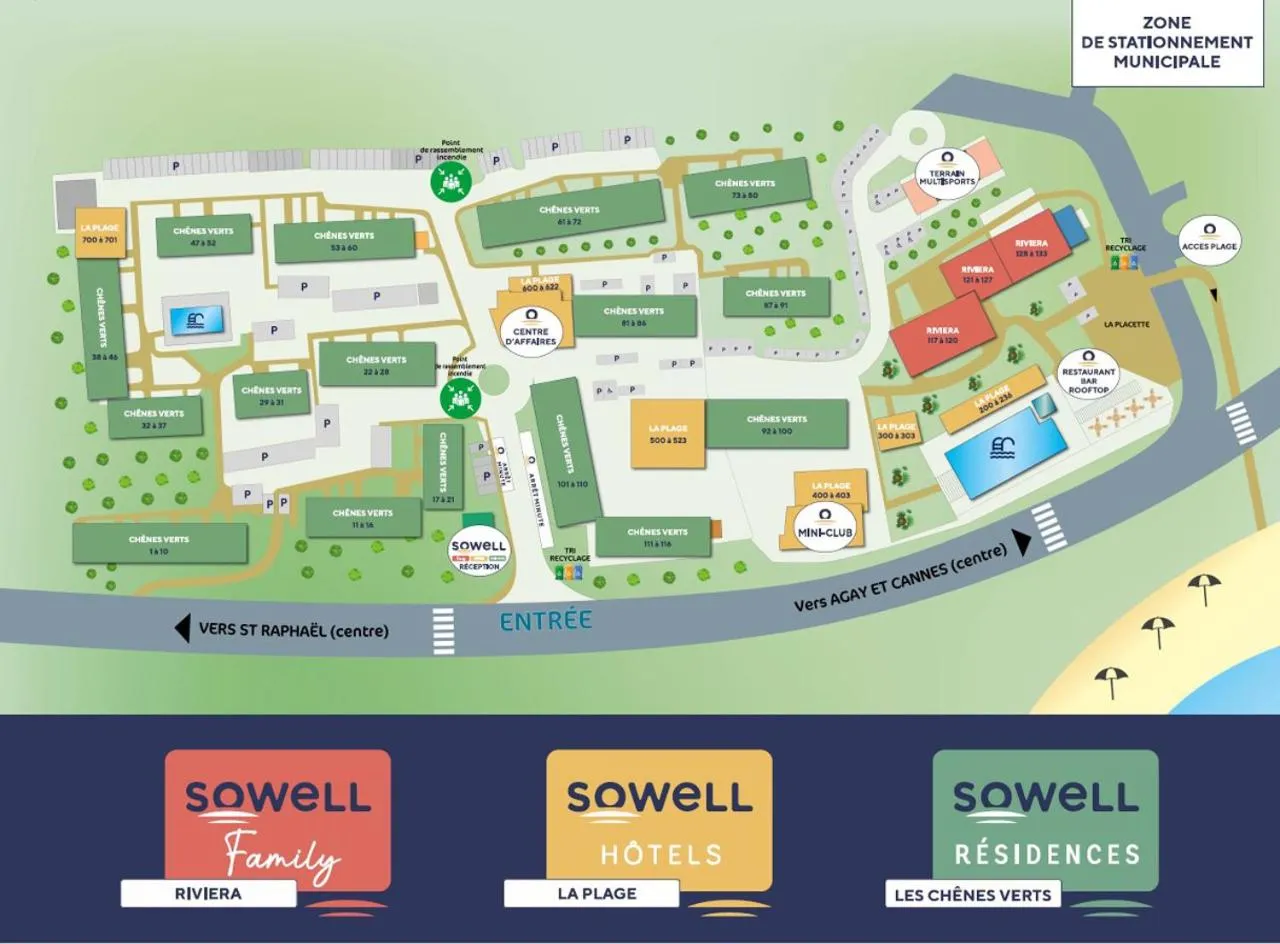 Twin Room in SOWELL HOTELS La Plage