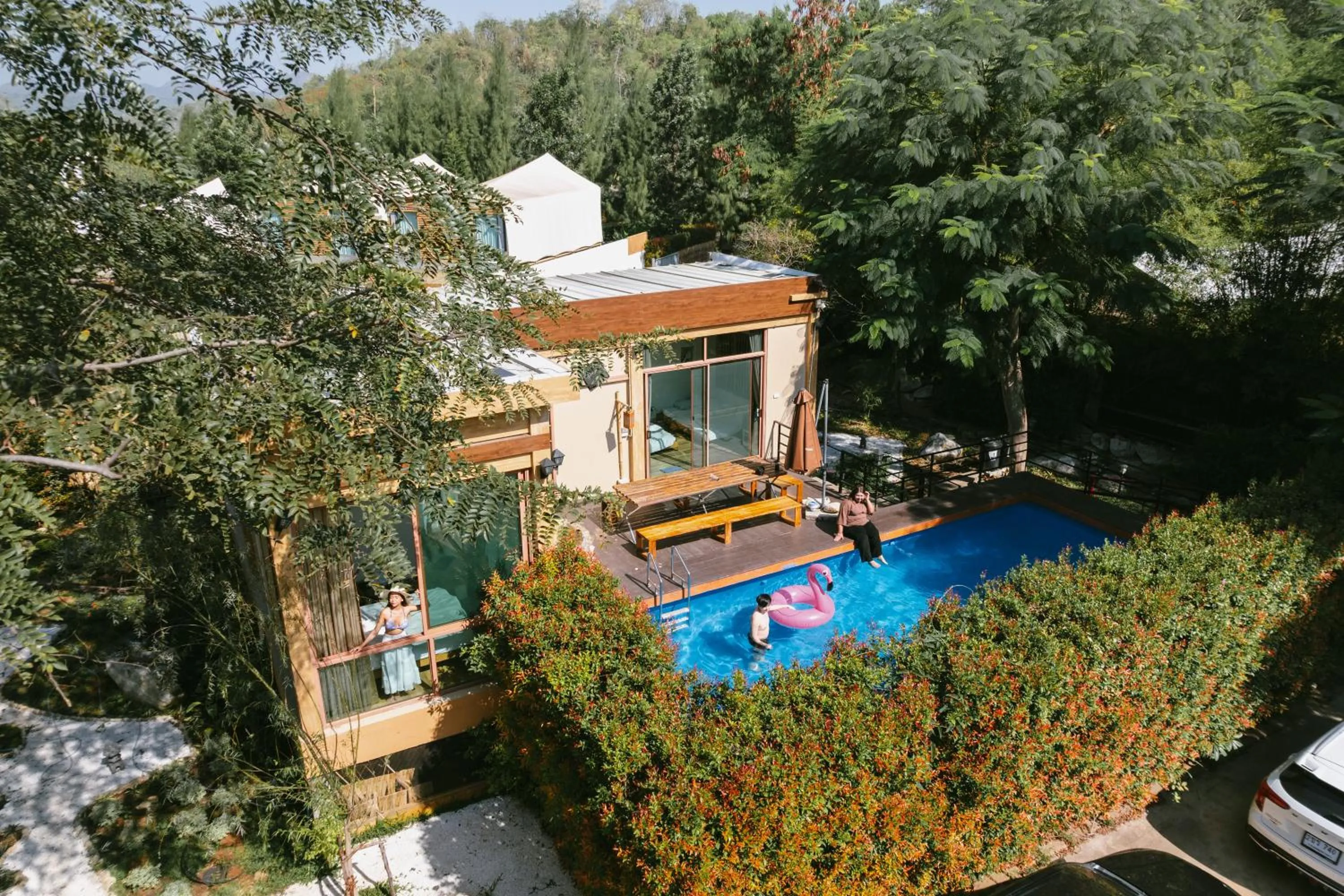 Villa with Private Pool in The X10 private pool villa khaoyai SHA Certified เขาใหญ่