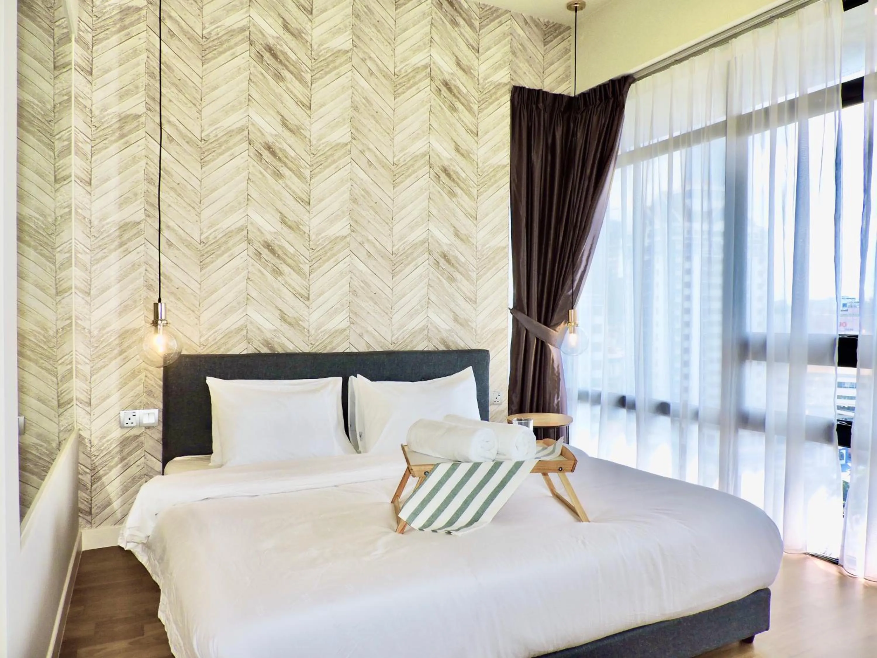 Two-Bedroom Apartment in Anggun Residence By Sleepy Bear