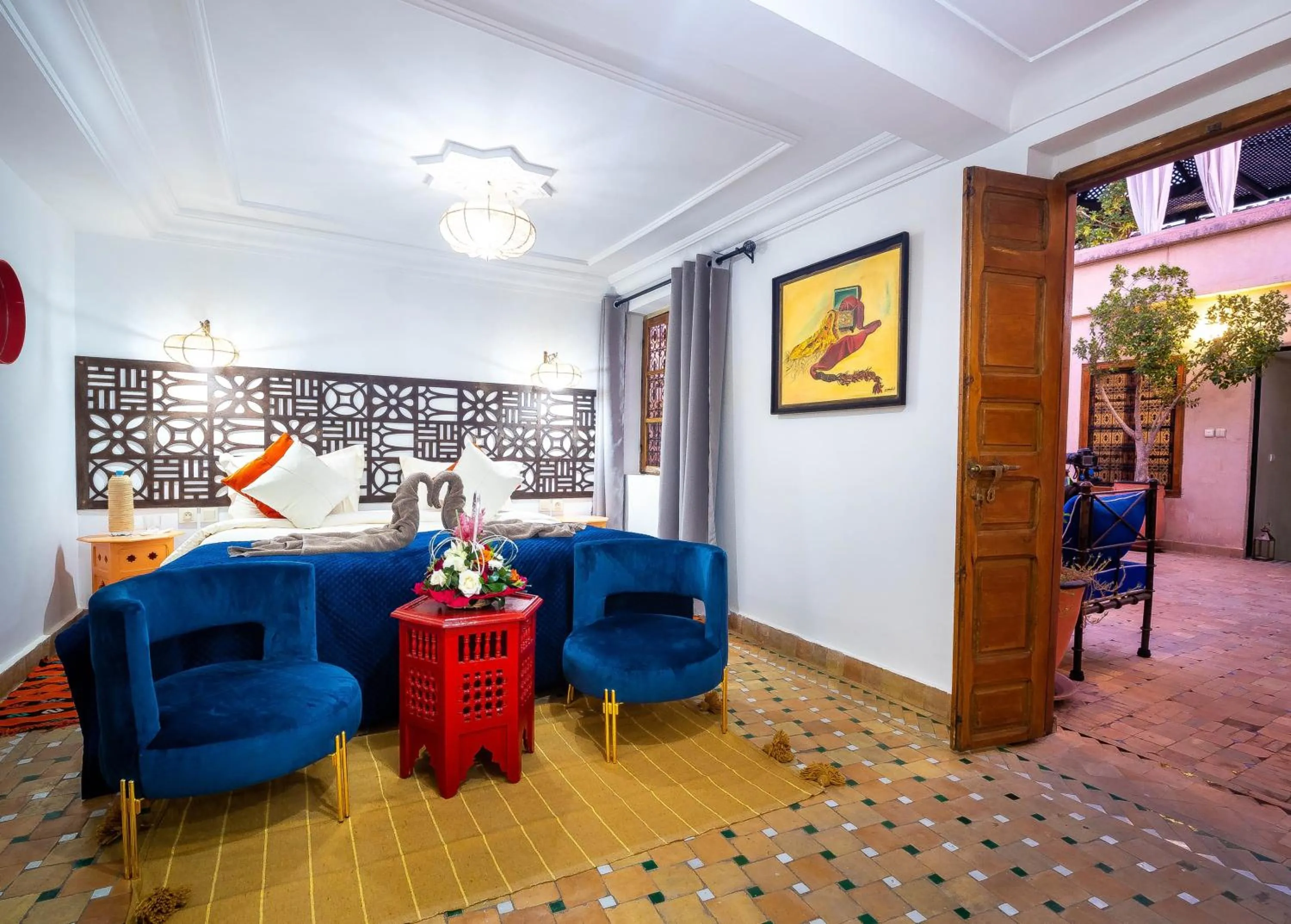 Deluxe Double Room in Riad La Croix Berbere Deluxe