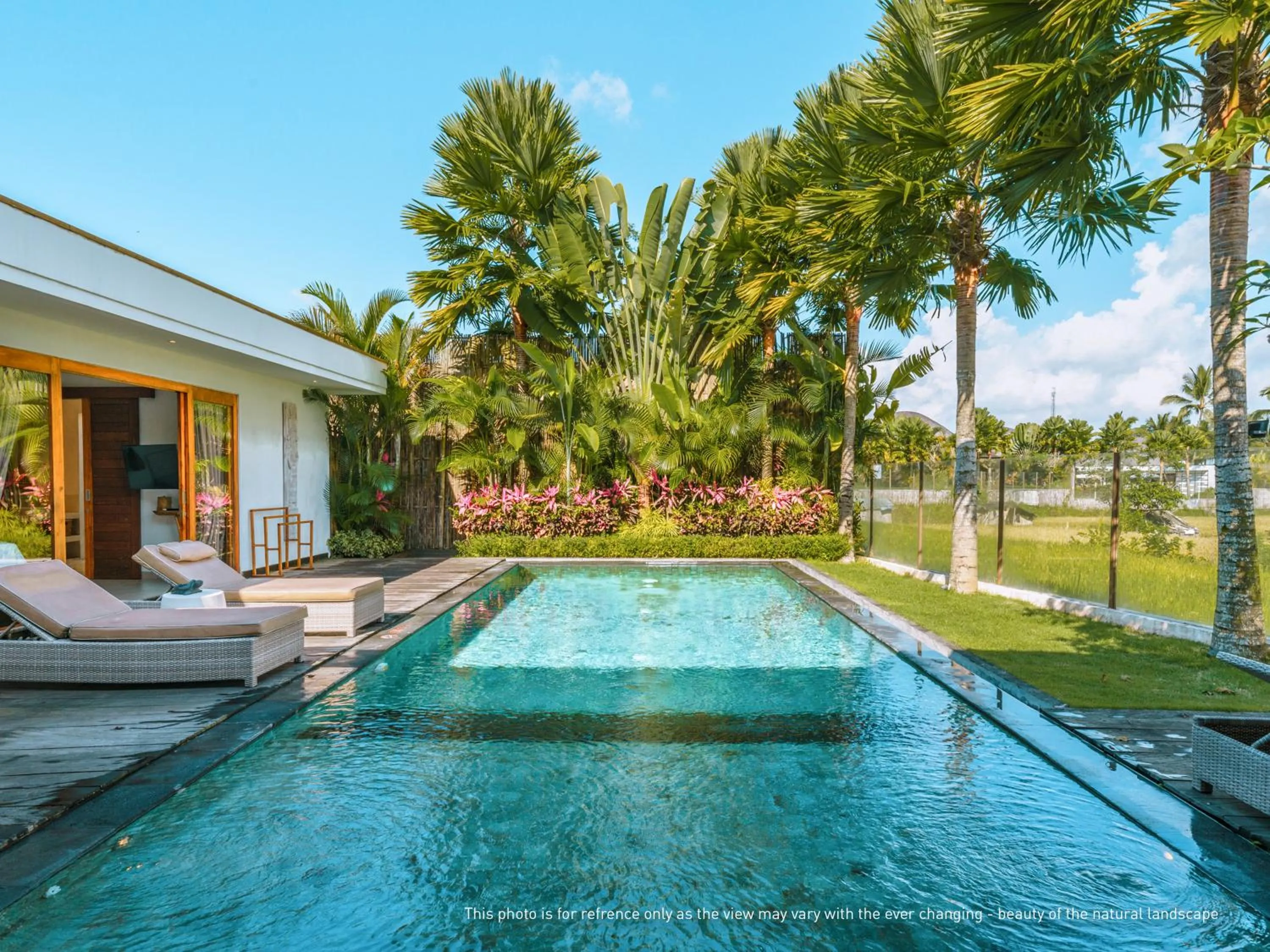 Three-Bedroom Luxury Pool Villa Paddy View in K Club Ubud