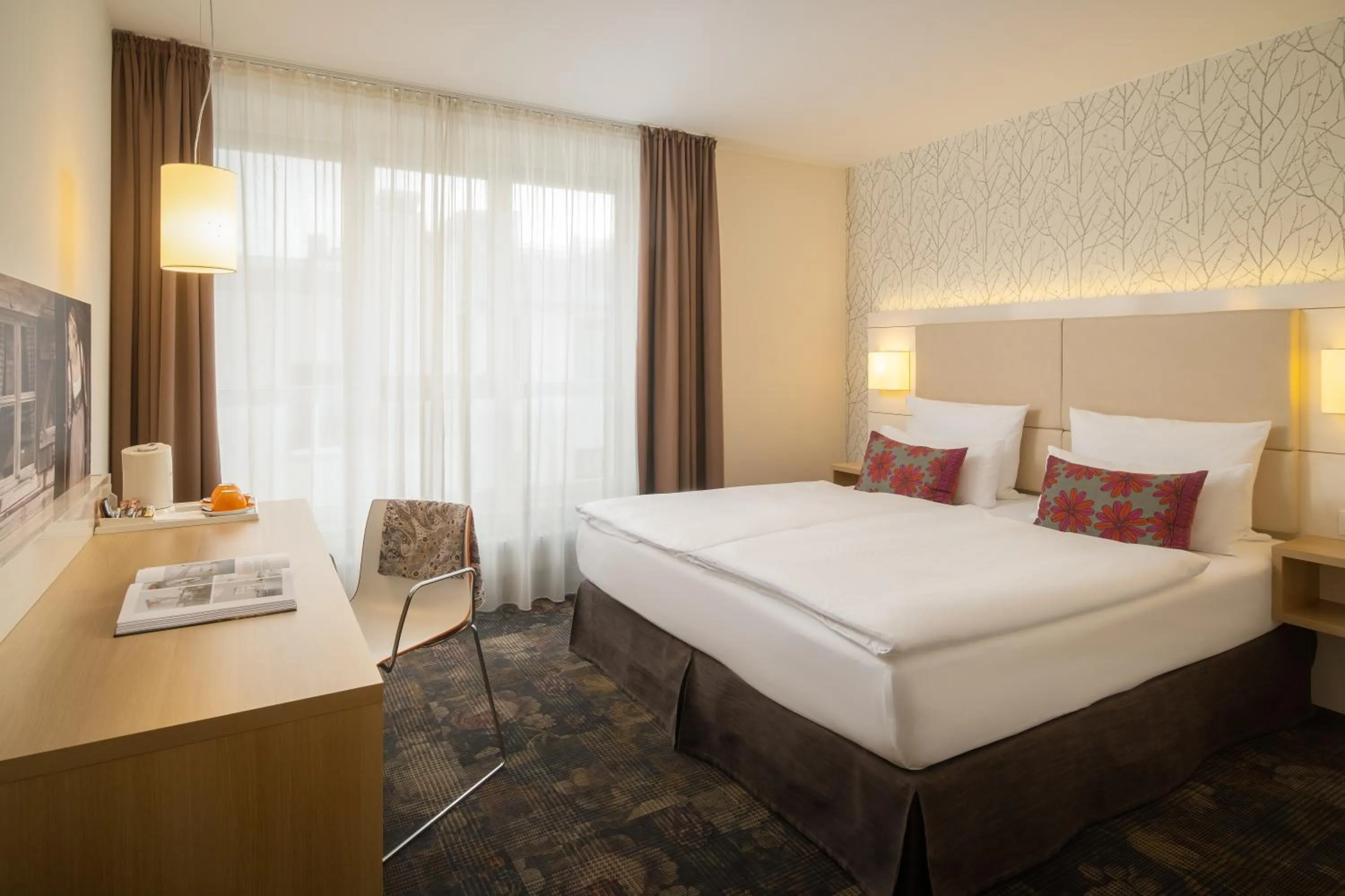 Comfort Double Room Garden side in Boutique Hotel Atrium München