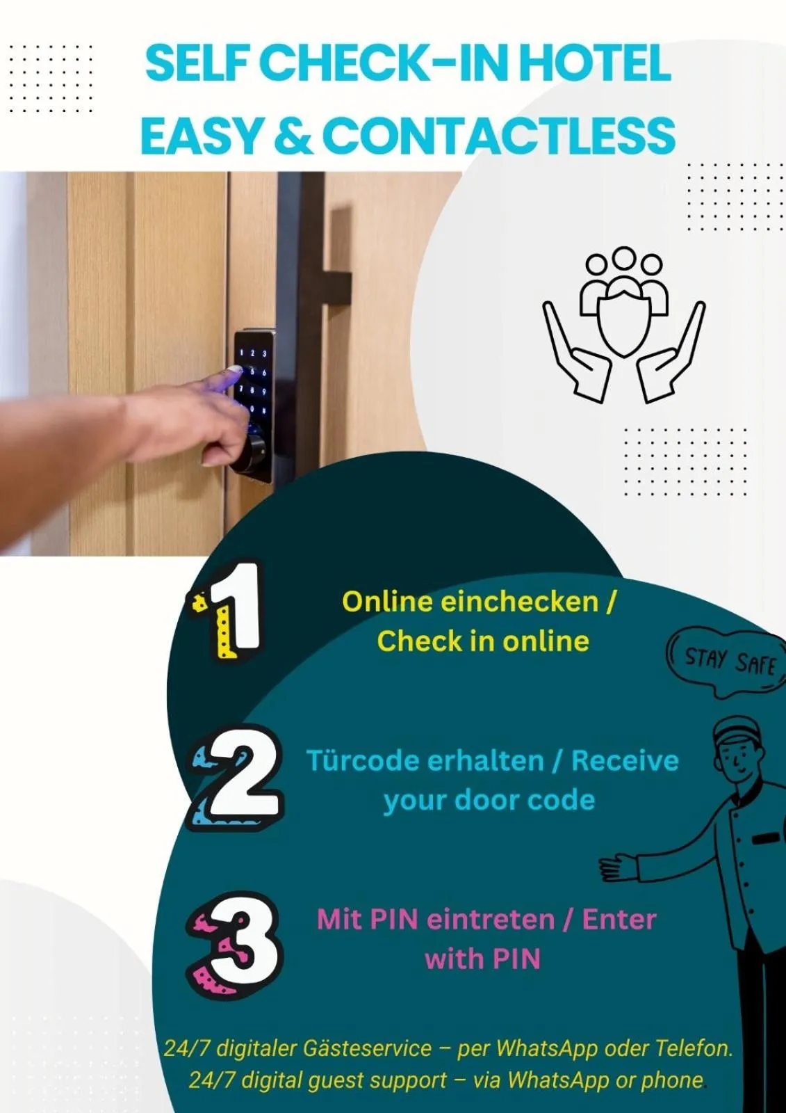 Double Room in Hotel Niederrad