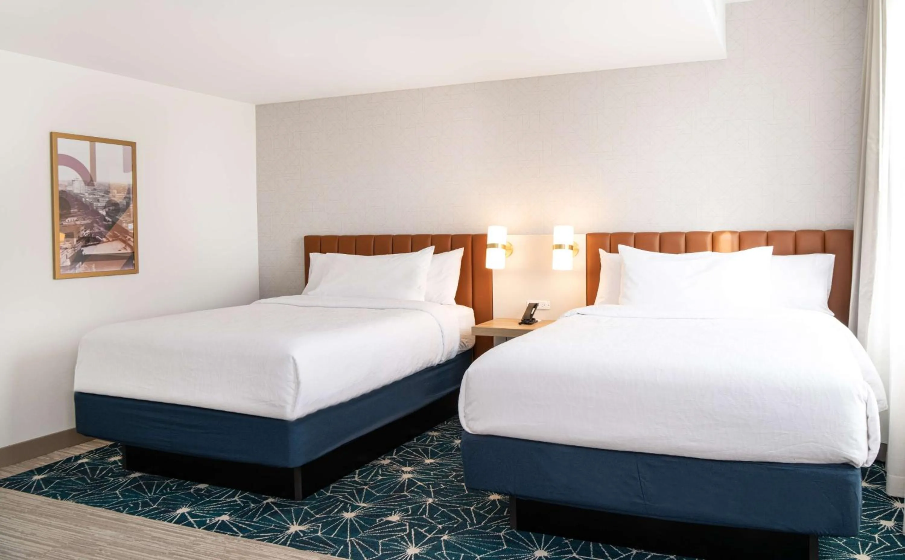 Queen Room with Two Queen Beds - Hearing Access in Hilton Garden Inn Flint Downtown