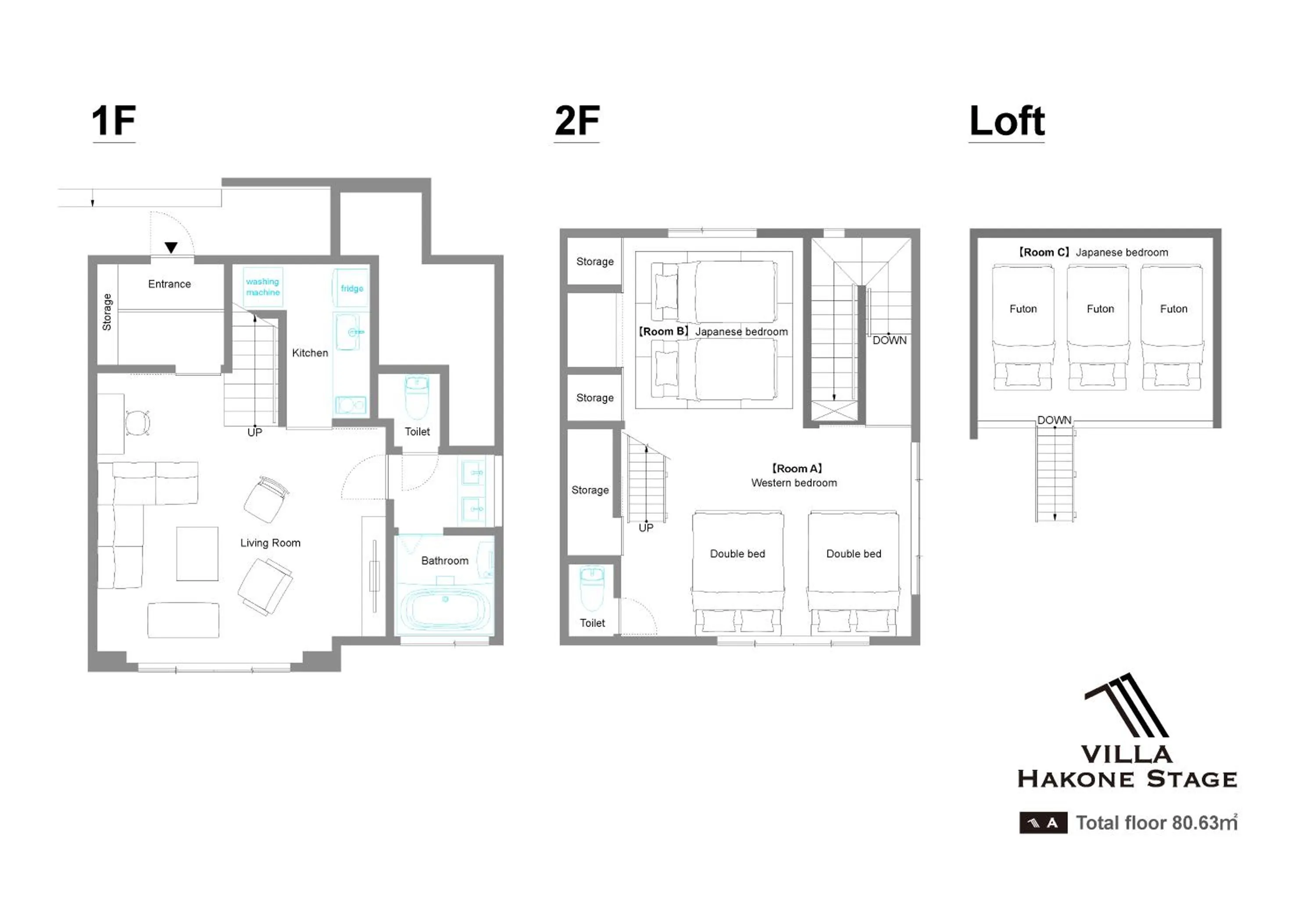 Villa A in VILLA HAKONE STAGE
