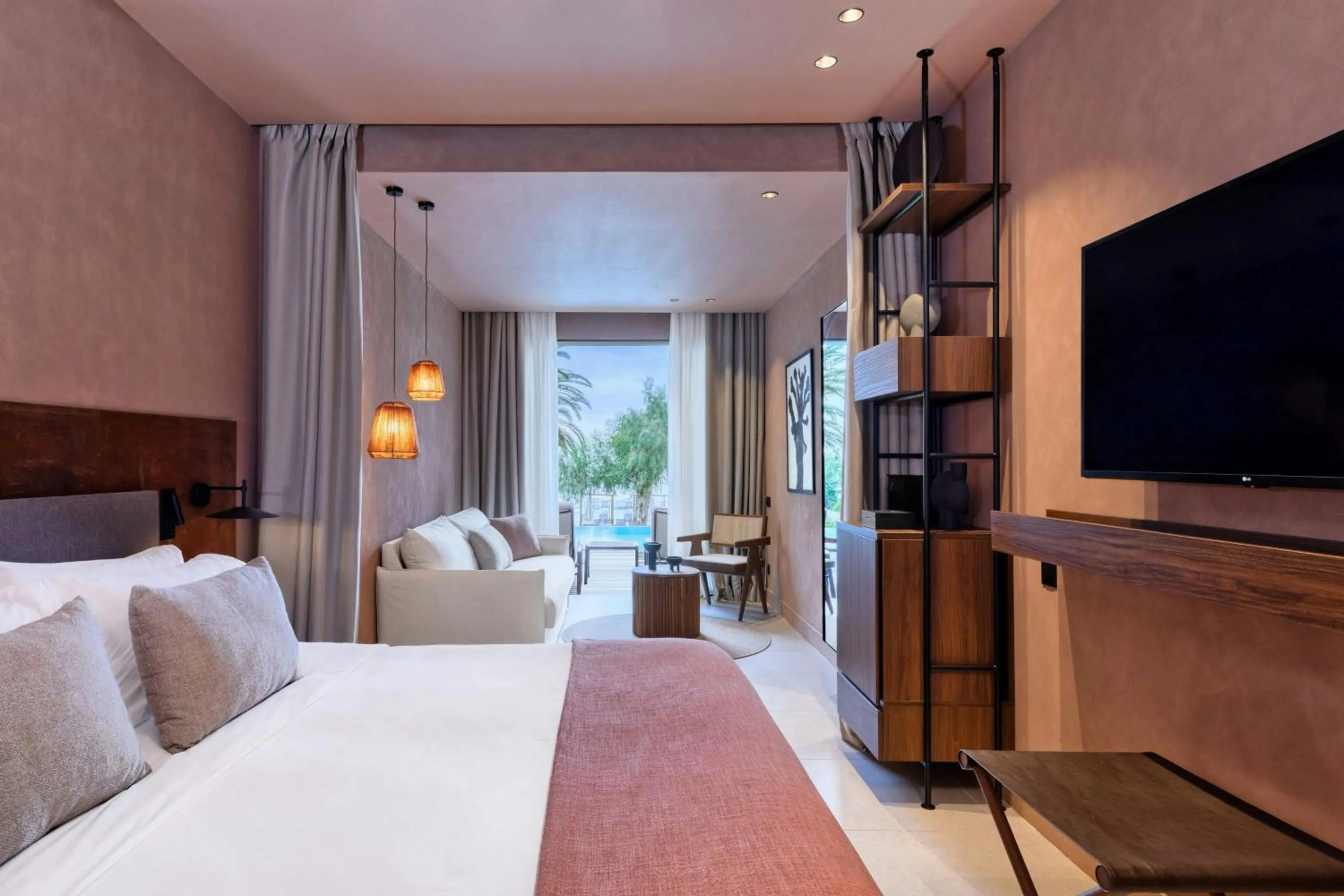 Sapphire Sublime - Family Room with Sofa Bed and Sea View - Swim Up Pool in Domes of Corfu, Autograph Collection