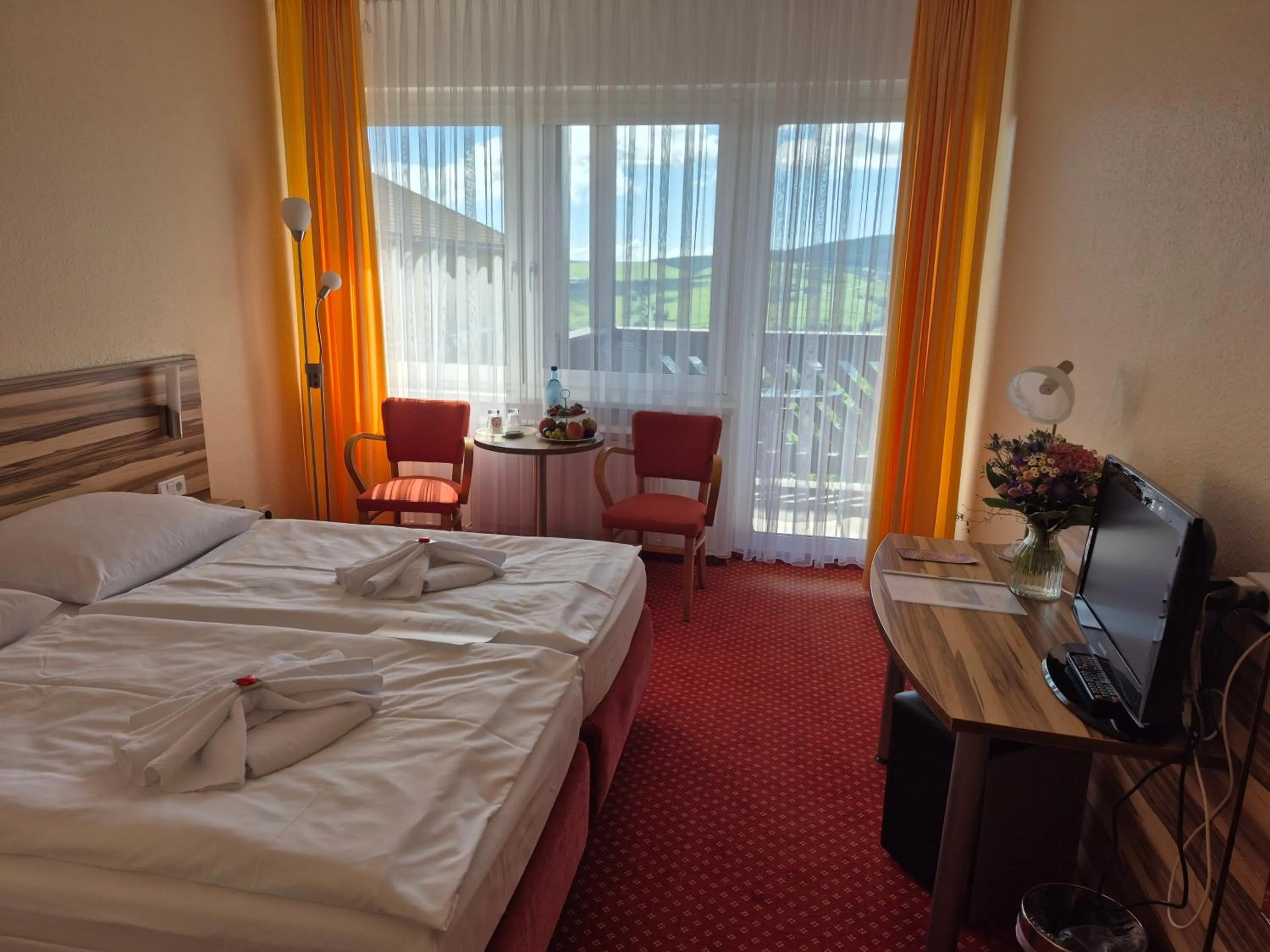 Double Room with Balcony in Panorama Hotel Oberwiesenthal