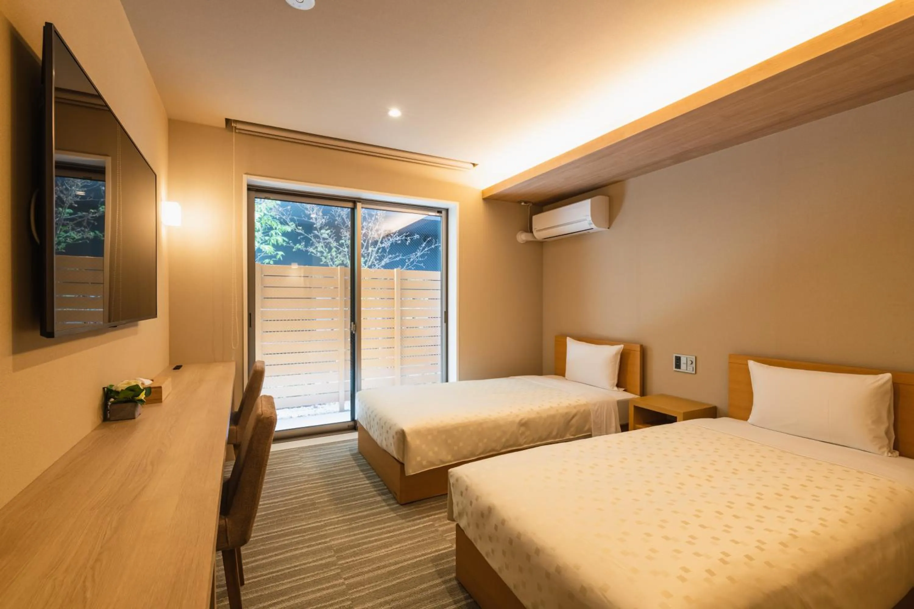 Standard Twin Room in GRAND BASE Fukuoka Tenjin