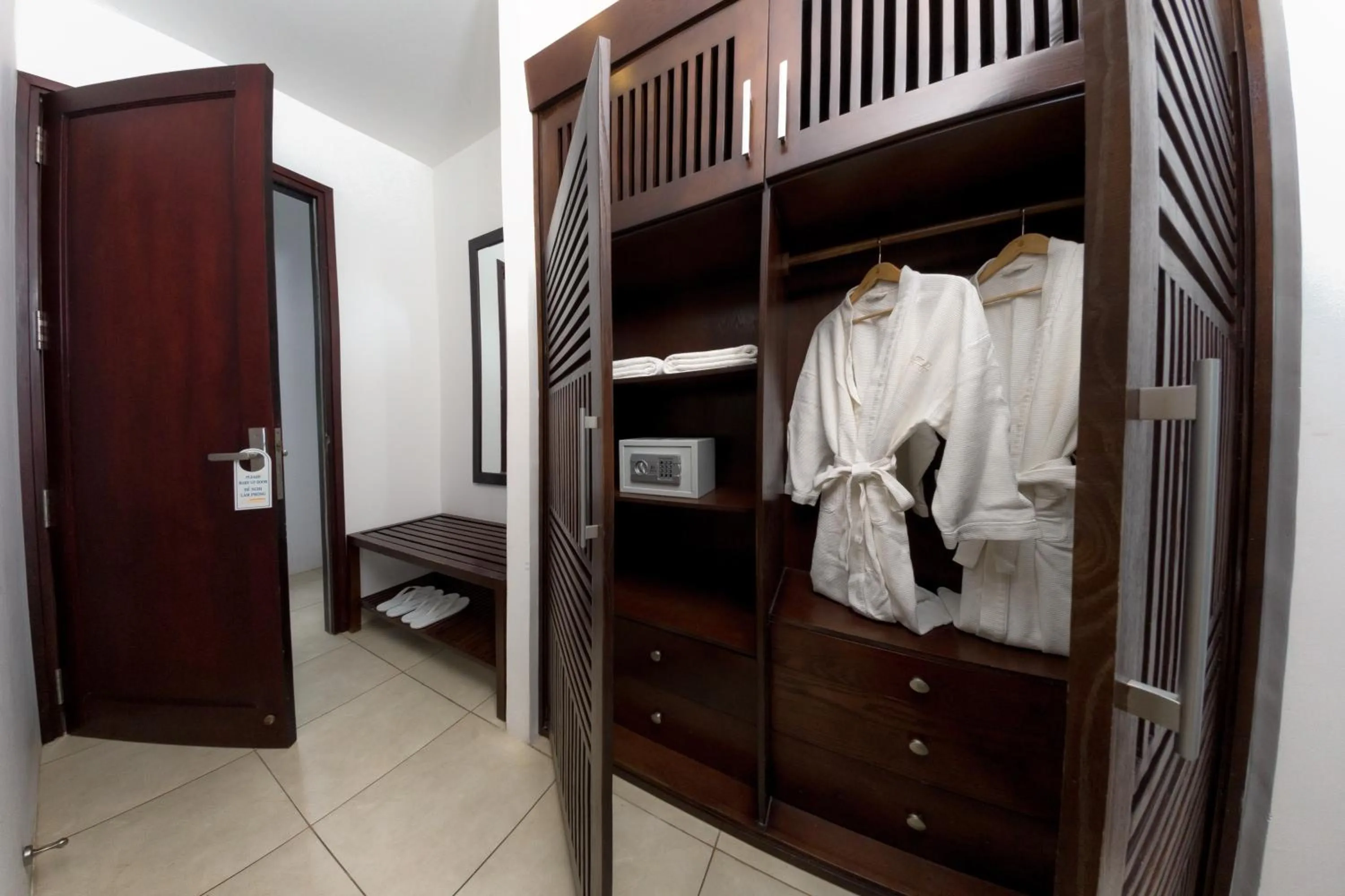 Superior Double Room with Two Double Beds with Sea View in Surf4You Residence