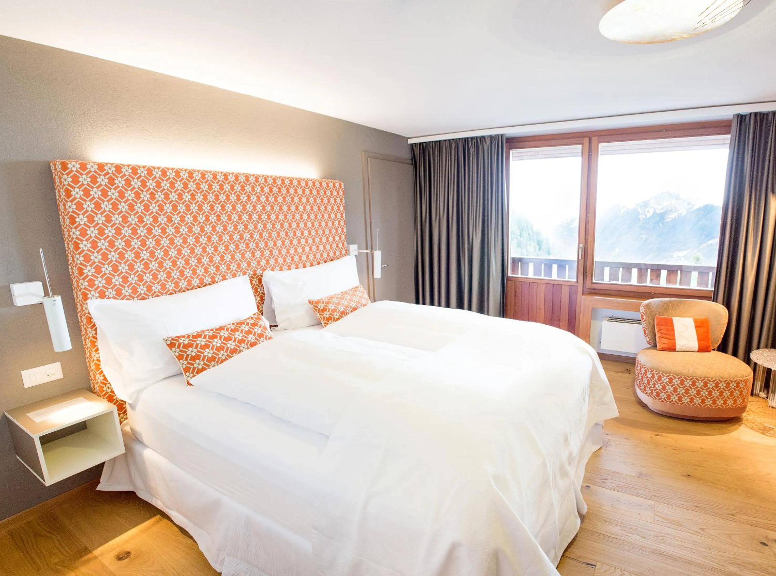 Deluxe Double Room with Balcony in Wellness Hotel Stoos