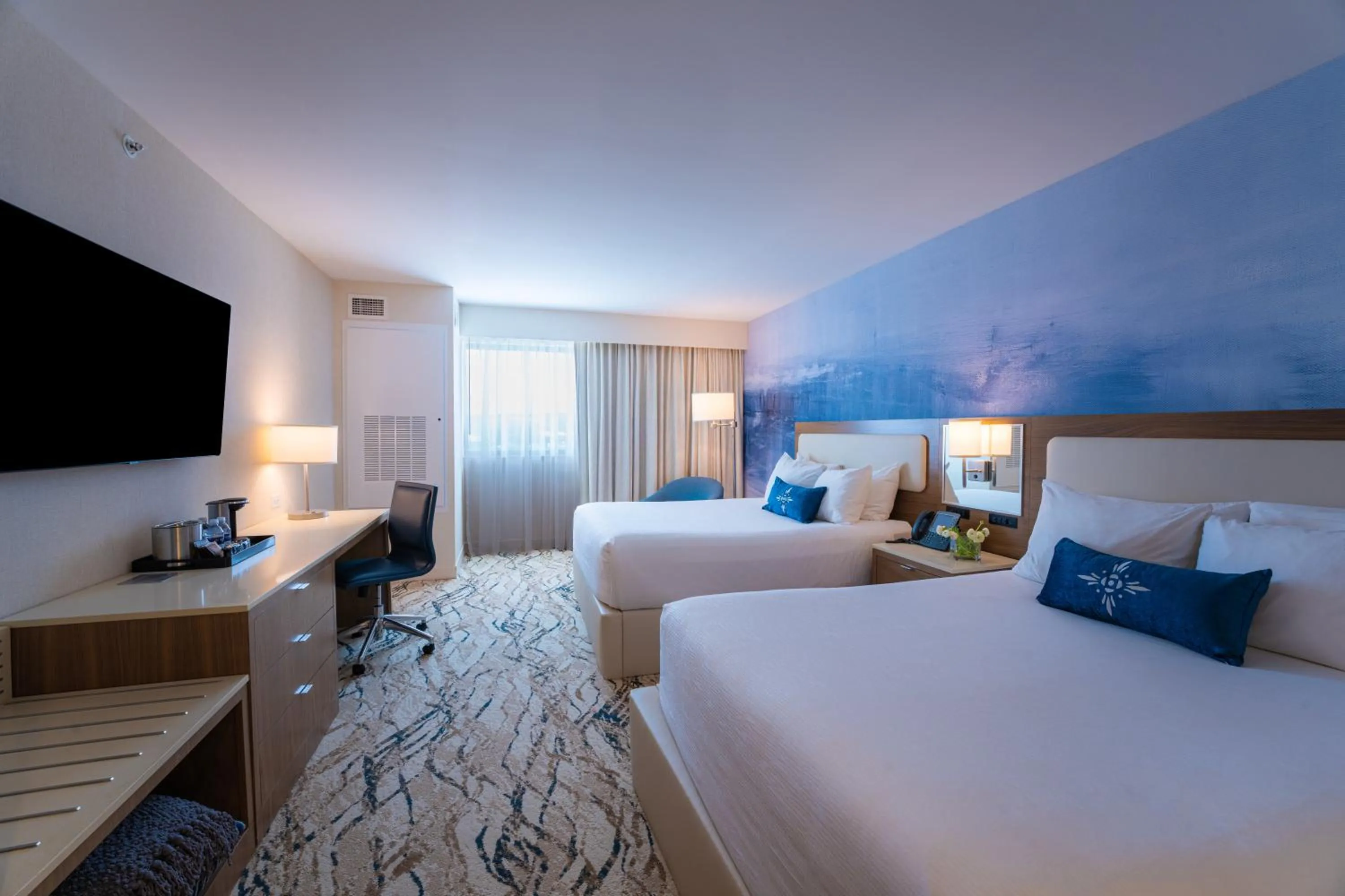 Deluxe Queen Room with Two Queen Beds - Non-Smoking in Mohegan Pennsylvania Casino Resort - Adults Only