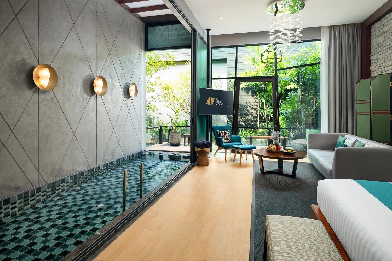 Emerald One-Bedroom Pool Villa in The Gems Mining Pool Villas Pattaya