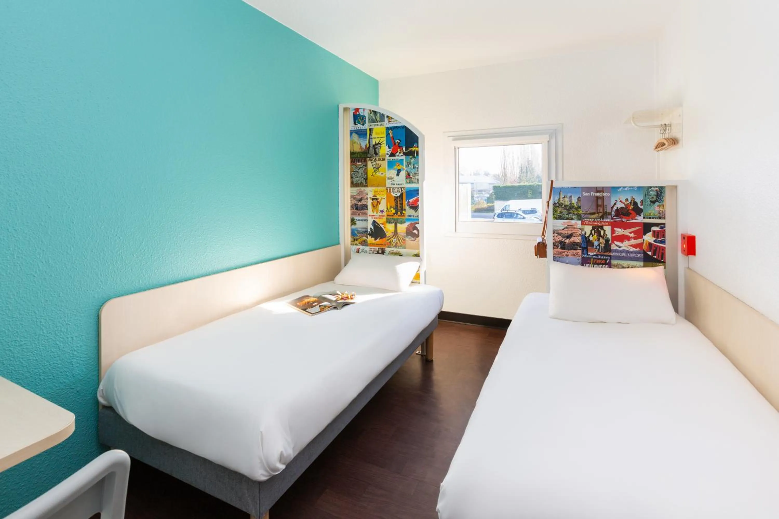 Twin Room with Shared Bathroom in hotelF1 Lorient