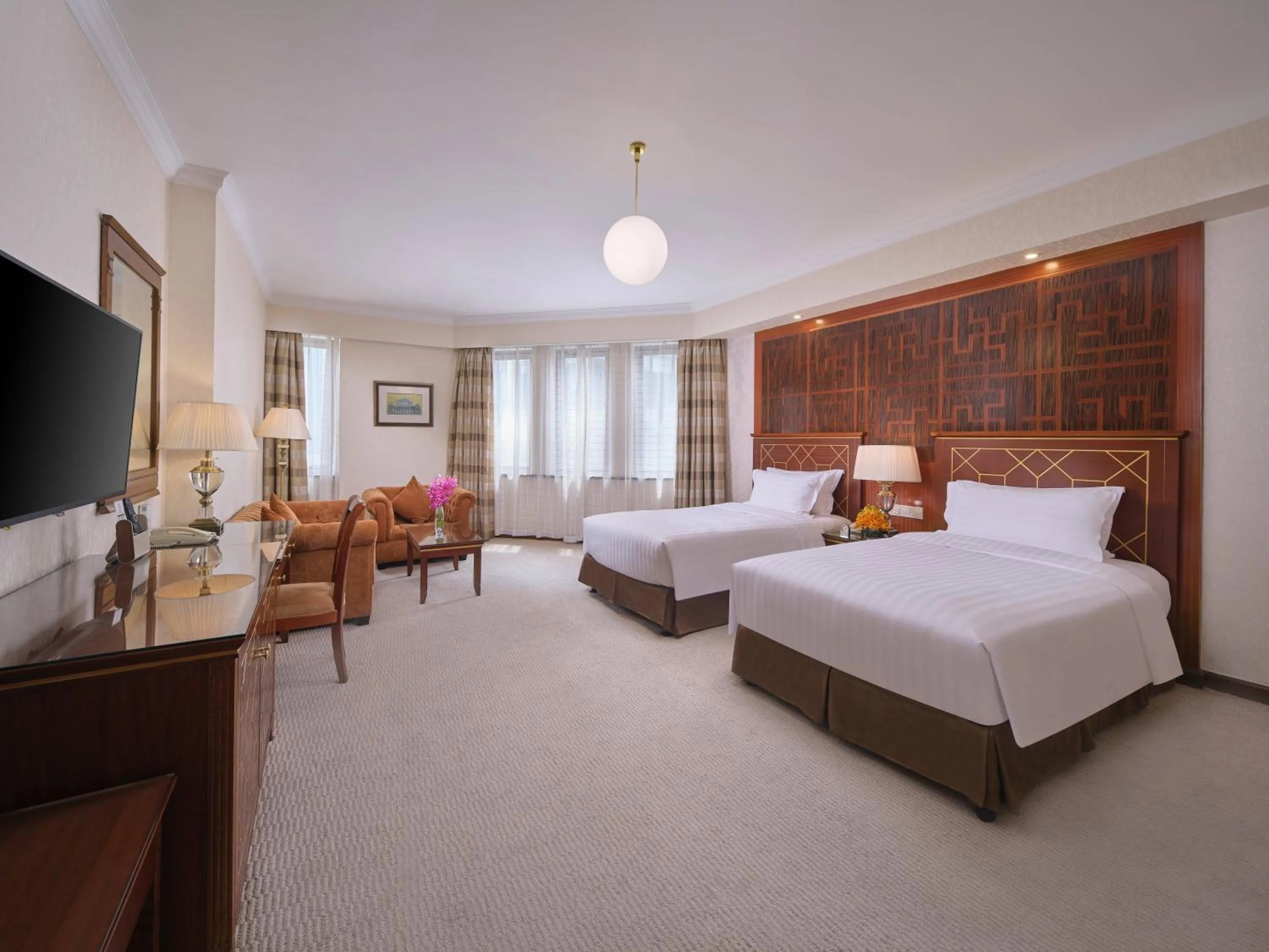 Deluxe Twin With Streetscape in Shanghai Park Hotel