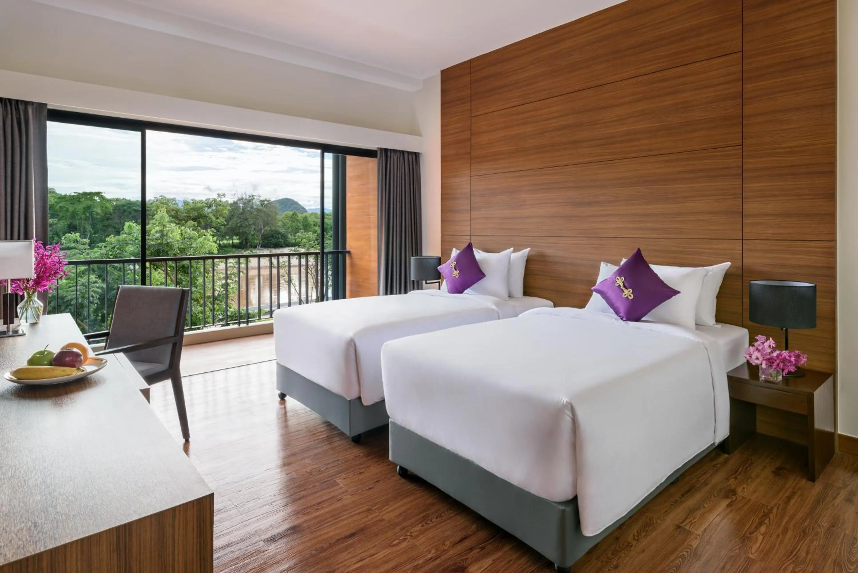 Deluxe Twin Room in Chainarai Riverside - SHA Plus Certified