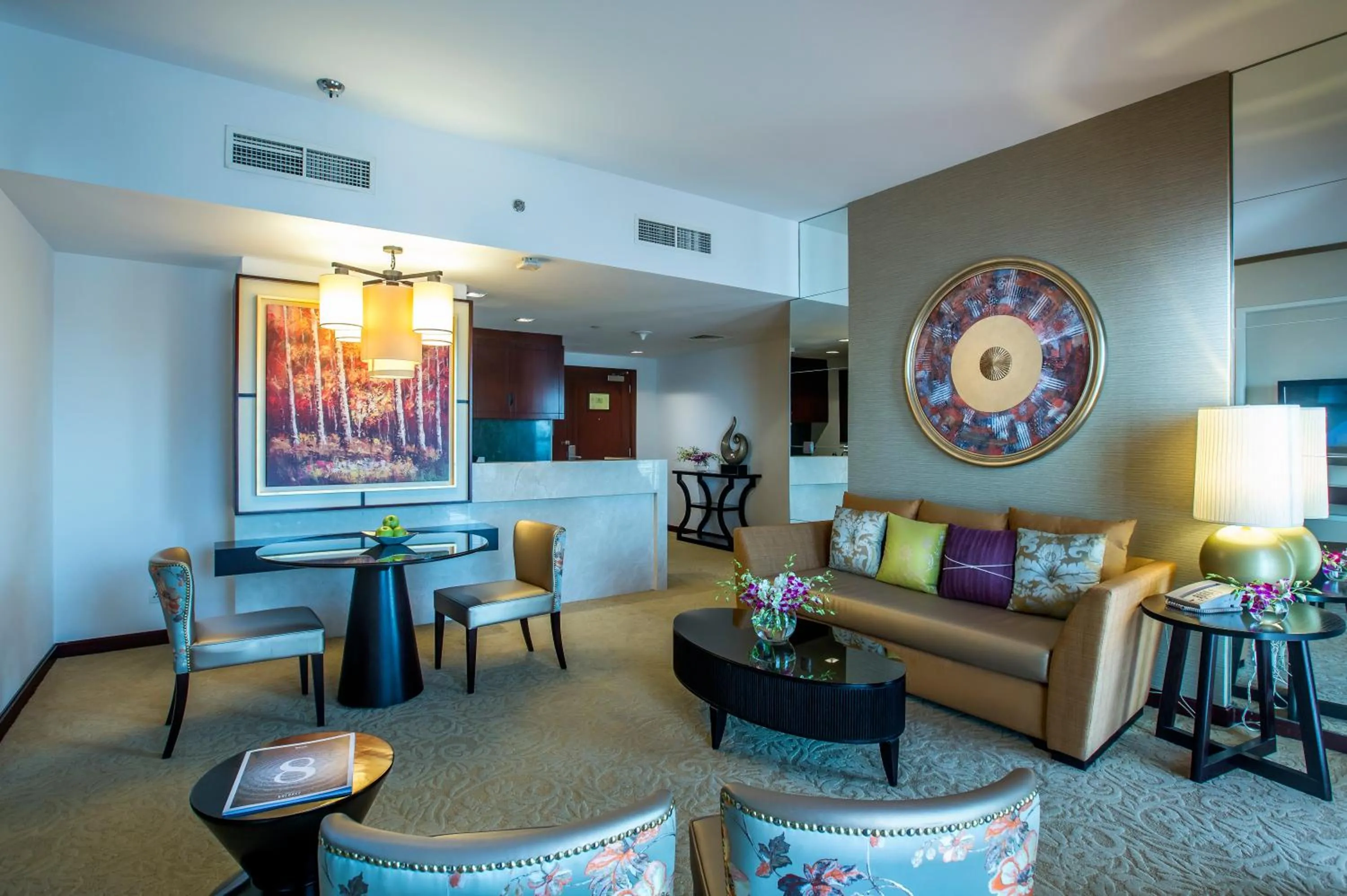 Two-Bedroom Apartment King with Burj Khalifa View in Dusit Thani Dubai