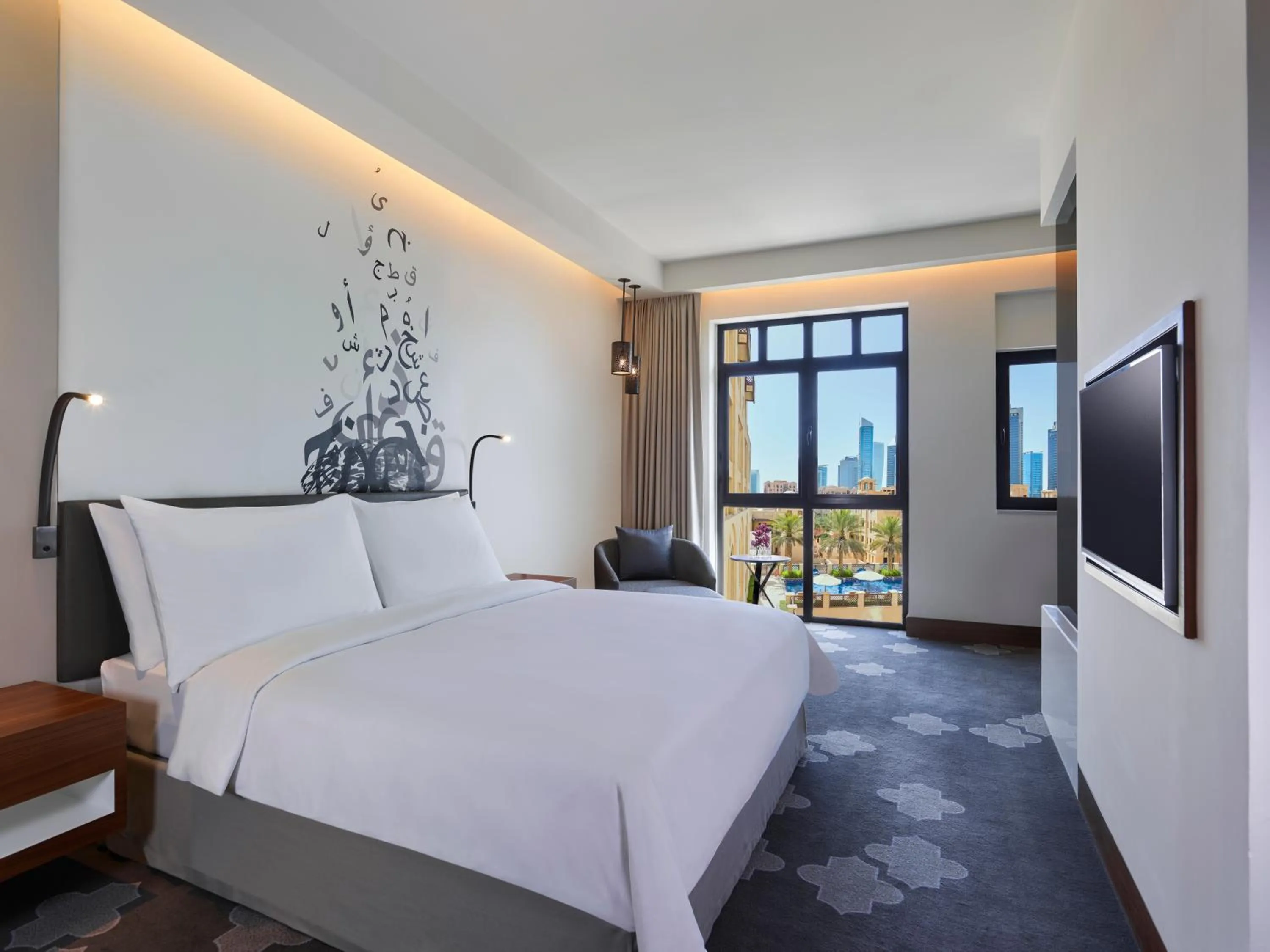 Deluxe King Room with Pool View in The Heritage Hotel, Autograph Collection, Downtown Dubai