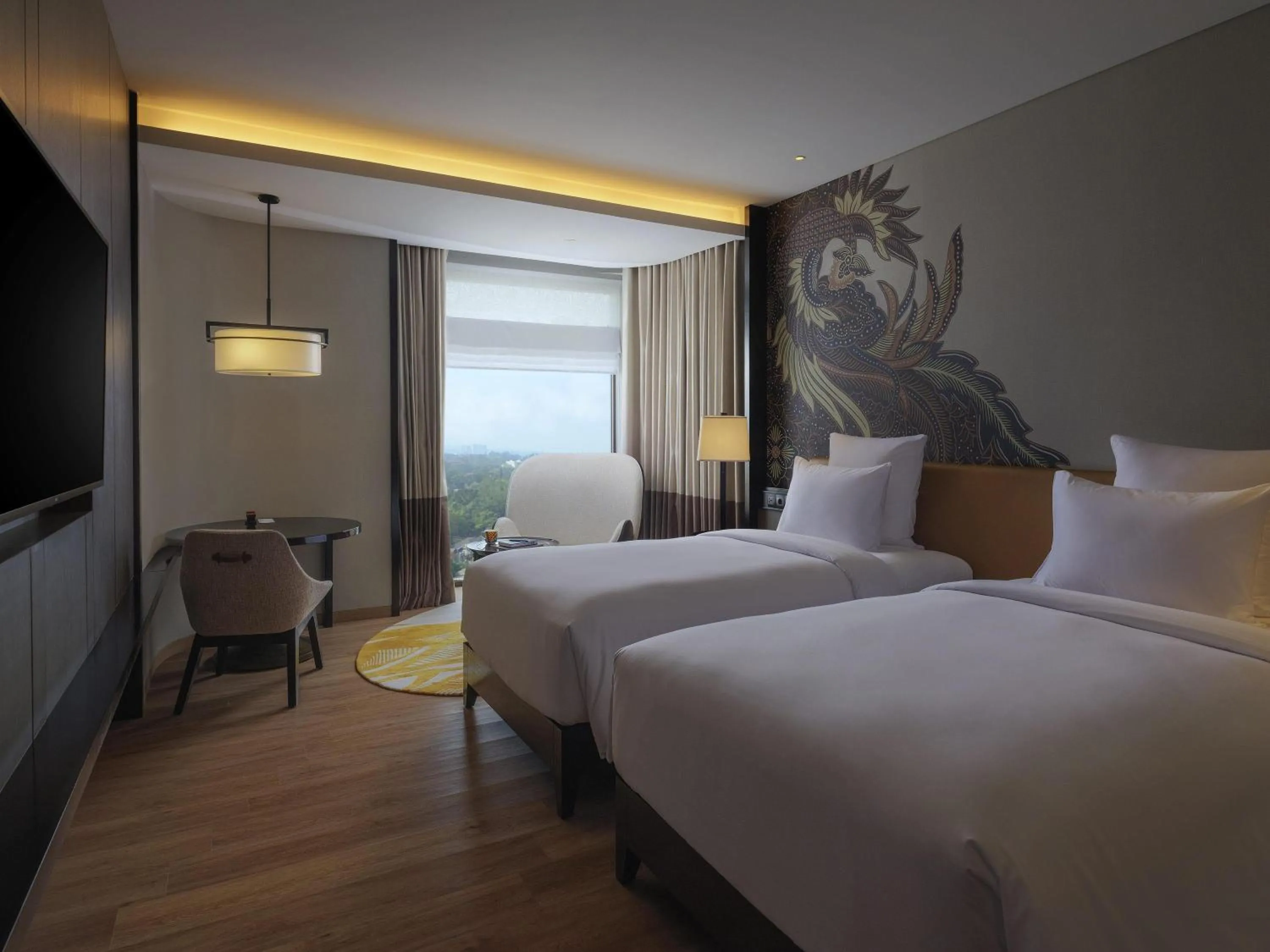 Deluxe Twin Room with City View in Pullman Bandung Grand Central