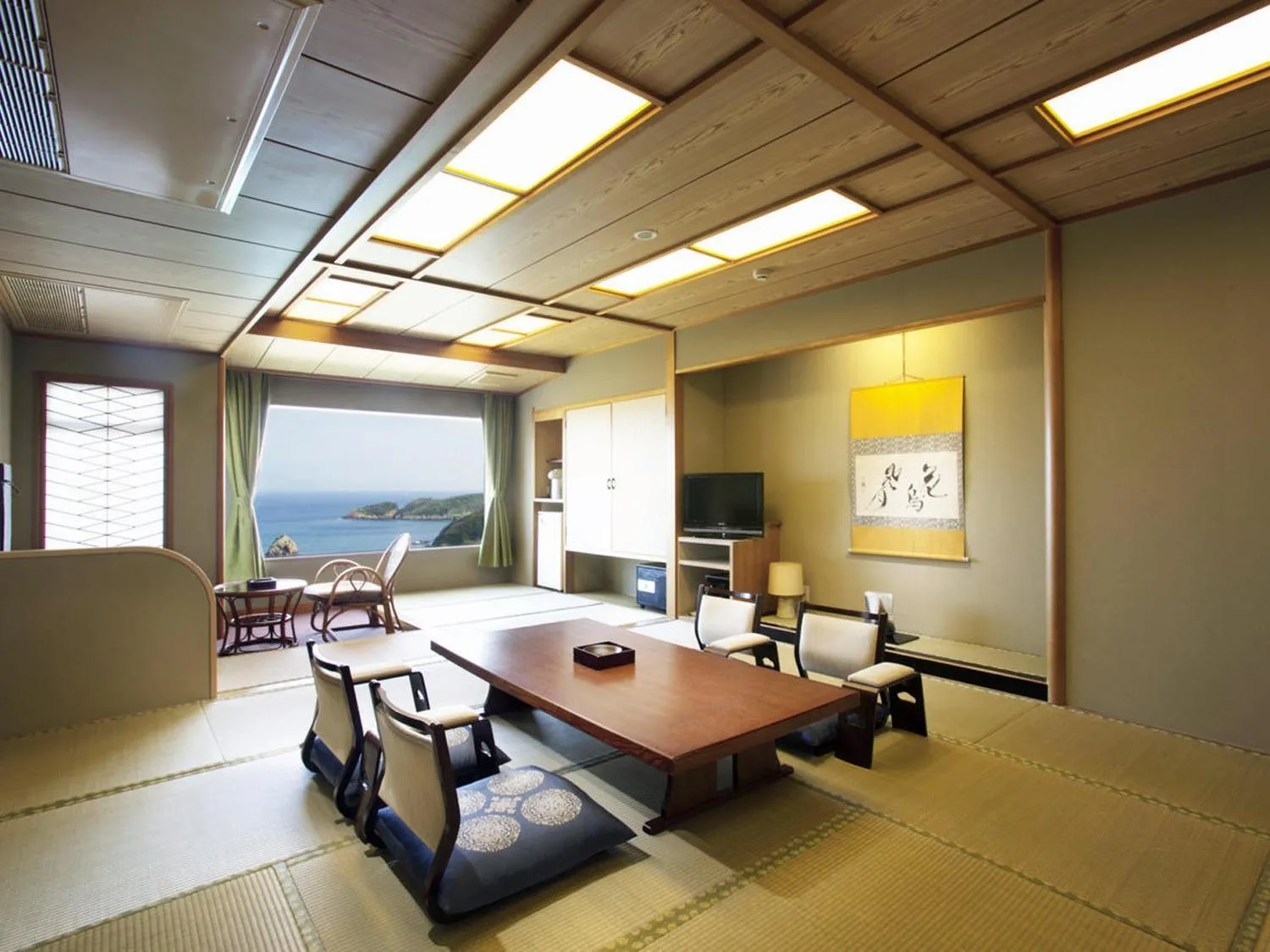 Japanese-Style Room with Ocean View - single occupancy in Shimoda View Hotel