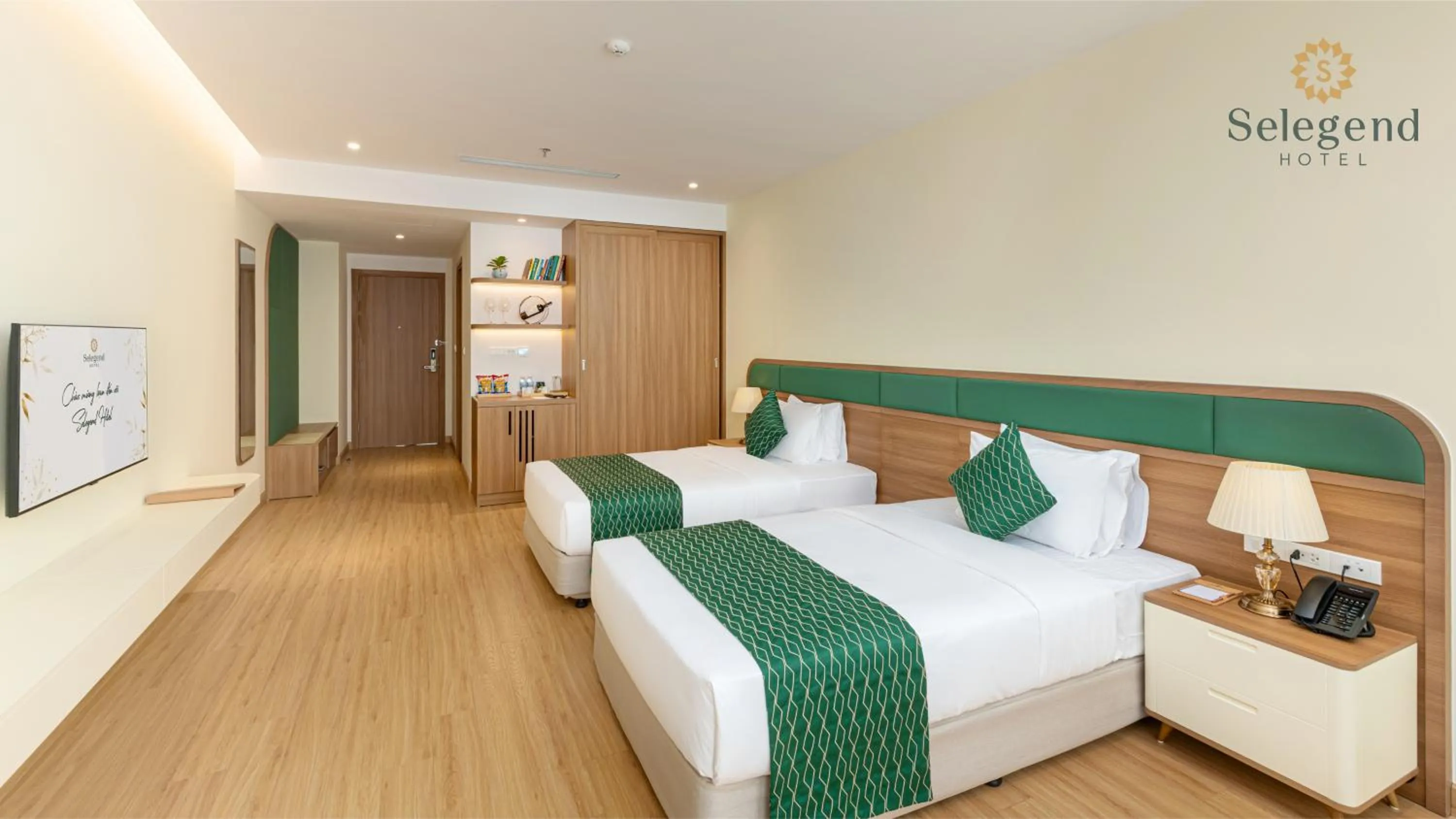 Twin Room with Balcony in Selegend Hotel Thái Bình