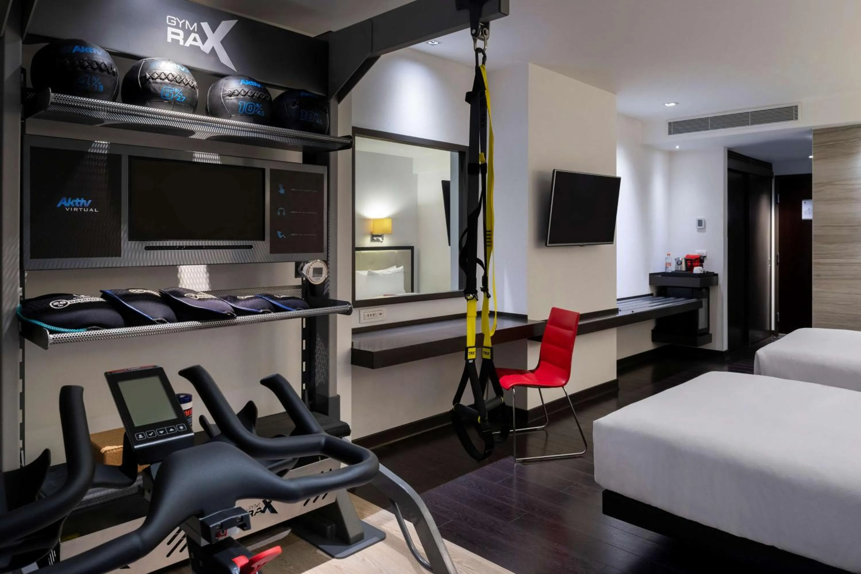 Fitness Twin Room in Hilton DoubleTree Guadalajara Centro Historico