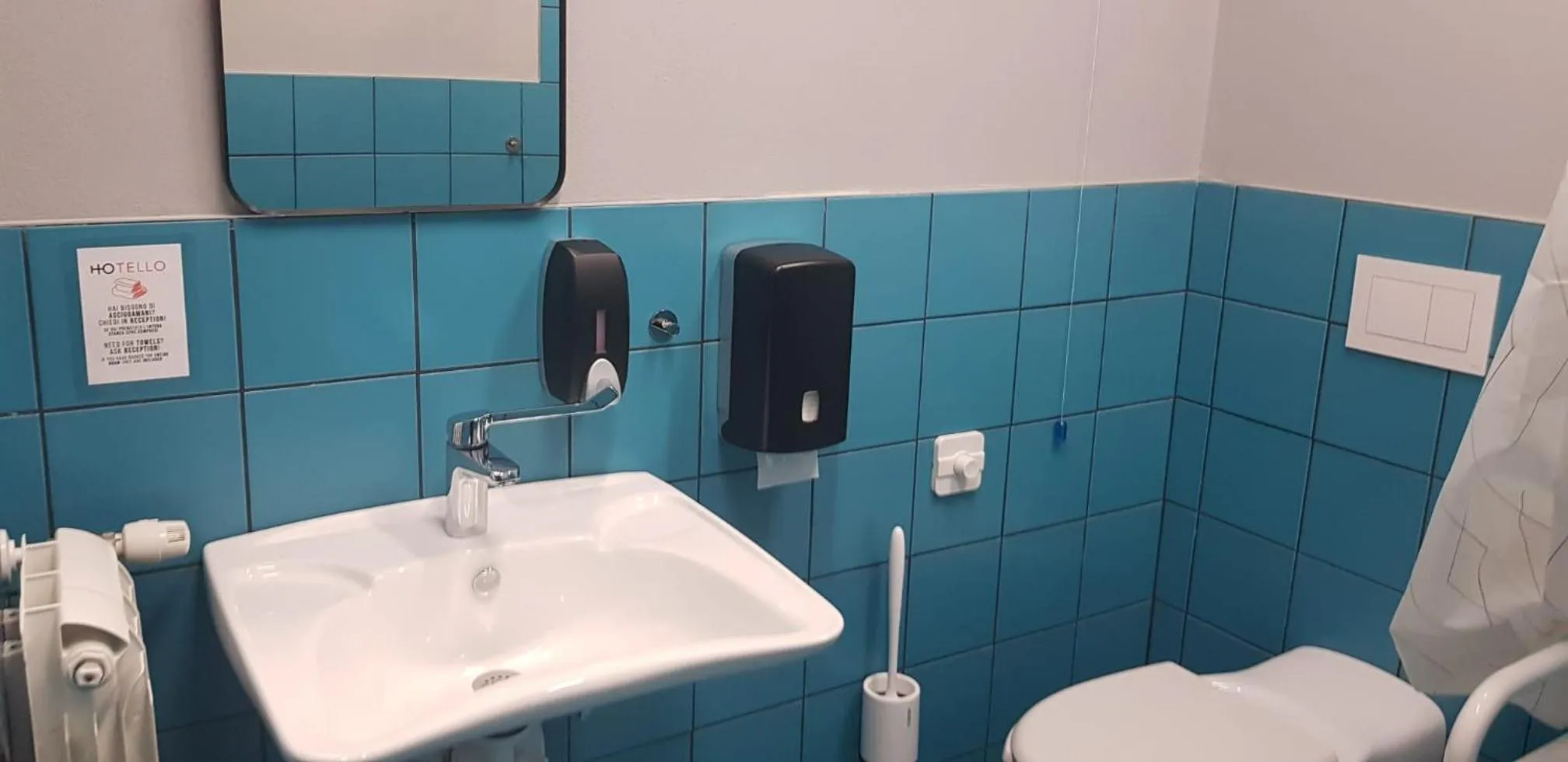 Double or Twin Room with Private External Bathroom in Hotello Trieste