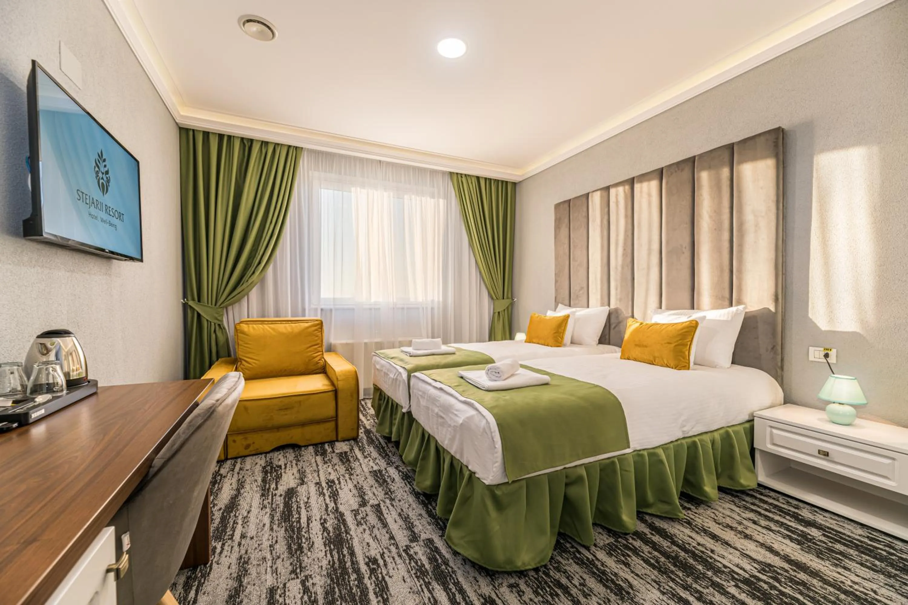 Superior Twin Room - single occupancy in Stejarii Resort