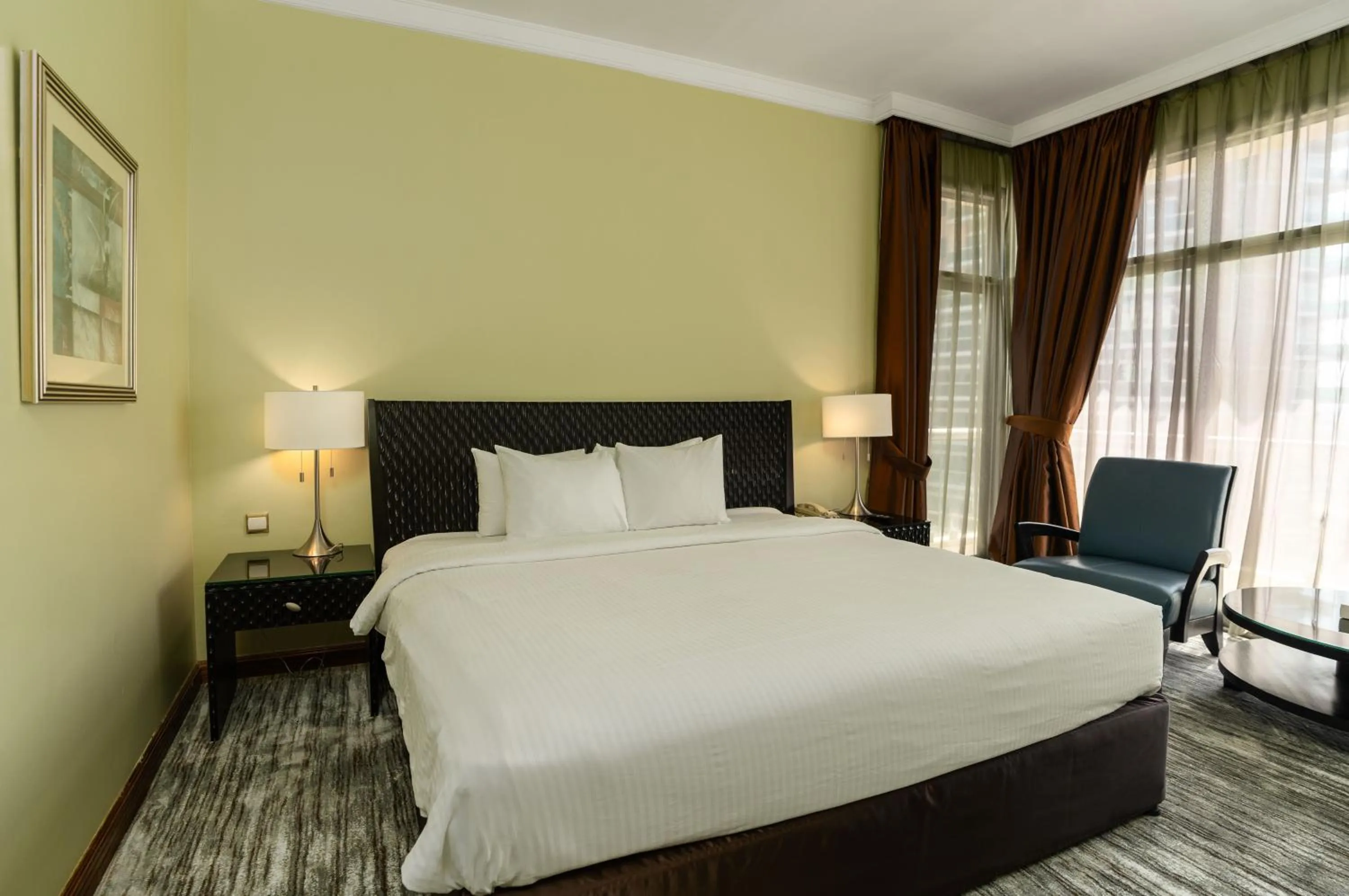 Bed in Oryx Hotel