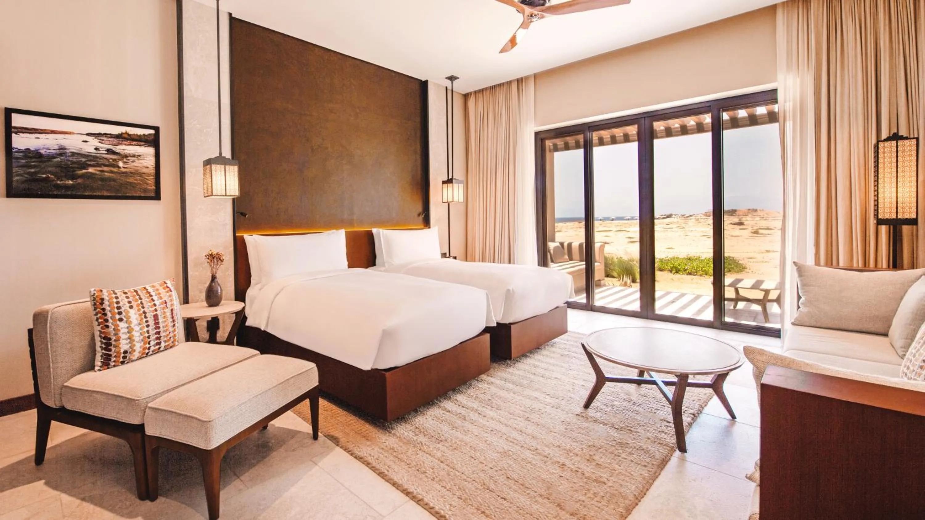 Twin Room with Terrace and Sea view   in Alila Hinu Bay Salalah Mirbat