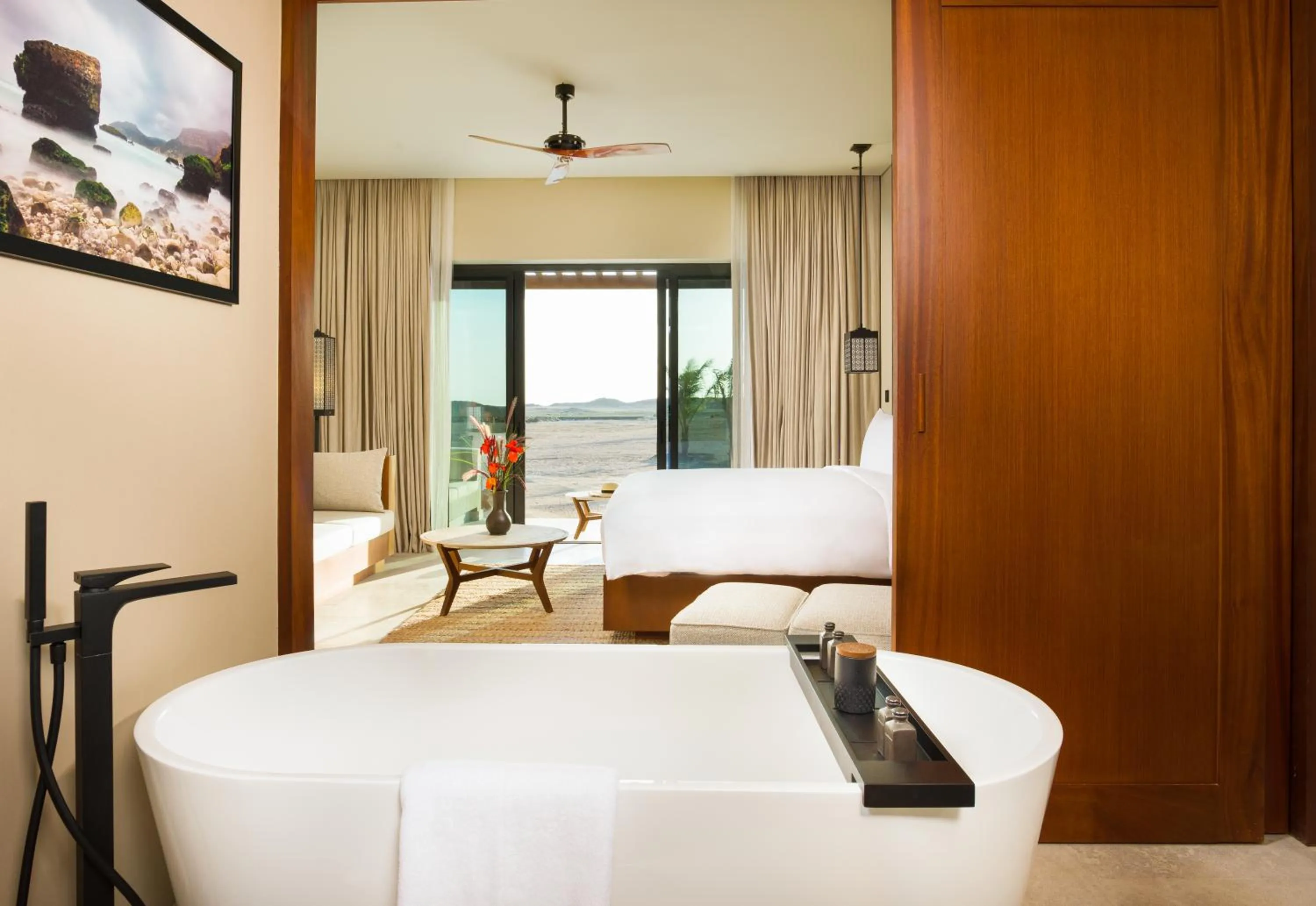 King Room with Terrace and Lagoon View in Alila Hinu Bay Salalah Mirbat