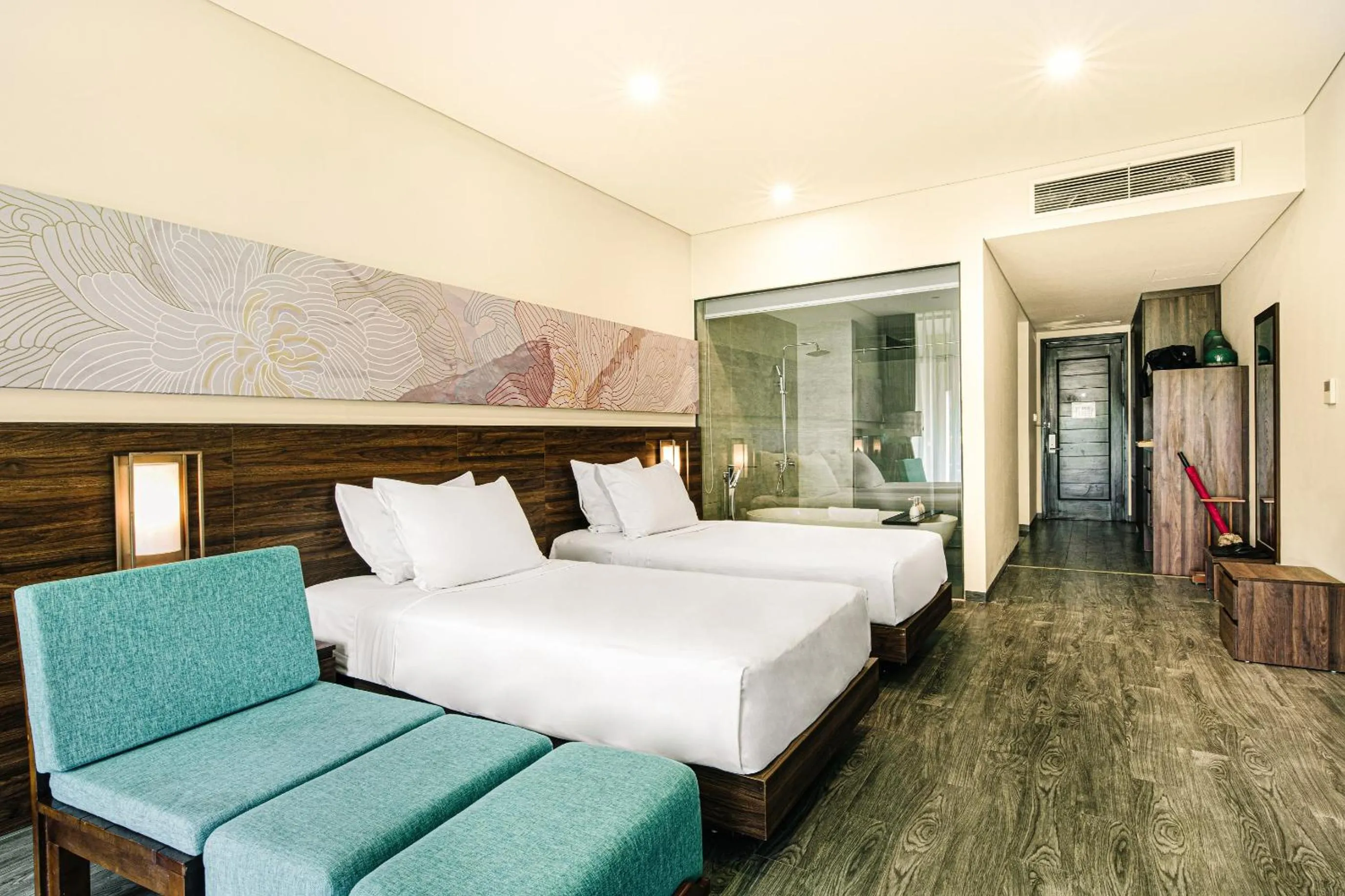 Premier Twin Room with River View in Hoi An Memories Resort & Spa