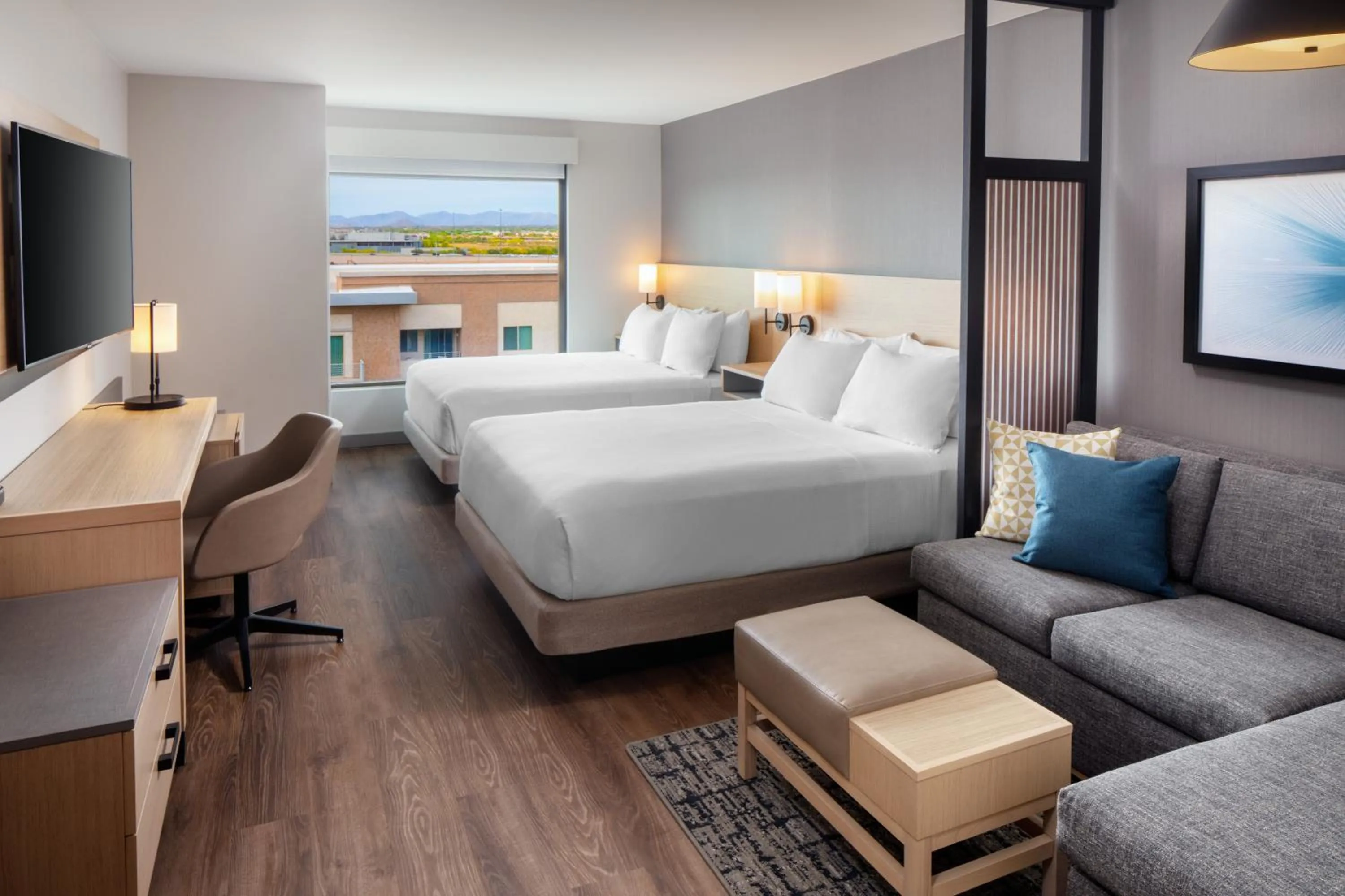 Queen Room with Two Queen Beds and Sofa Bed in Hyatt Place Scottsdale North