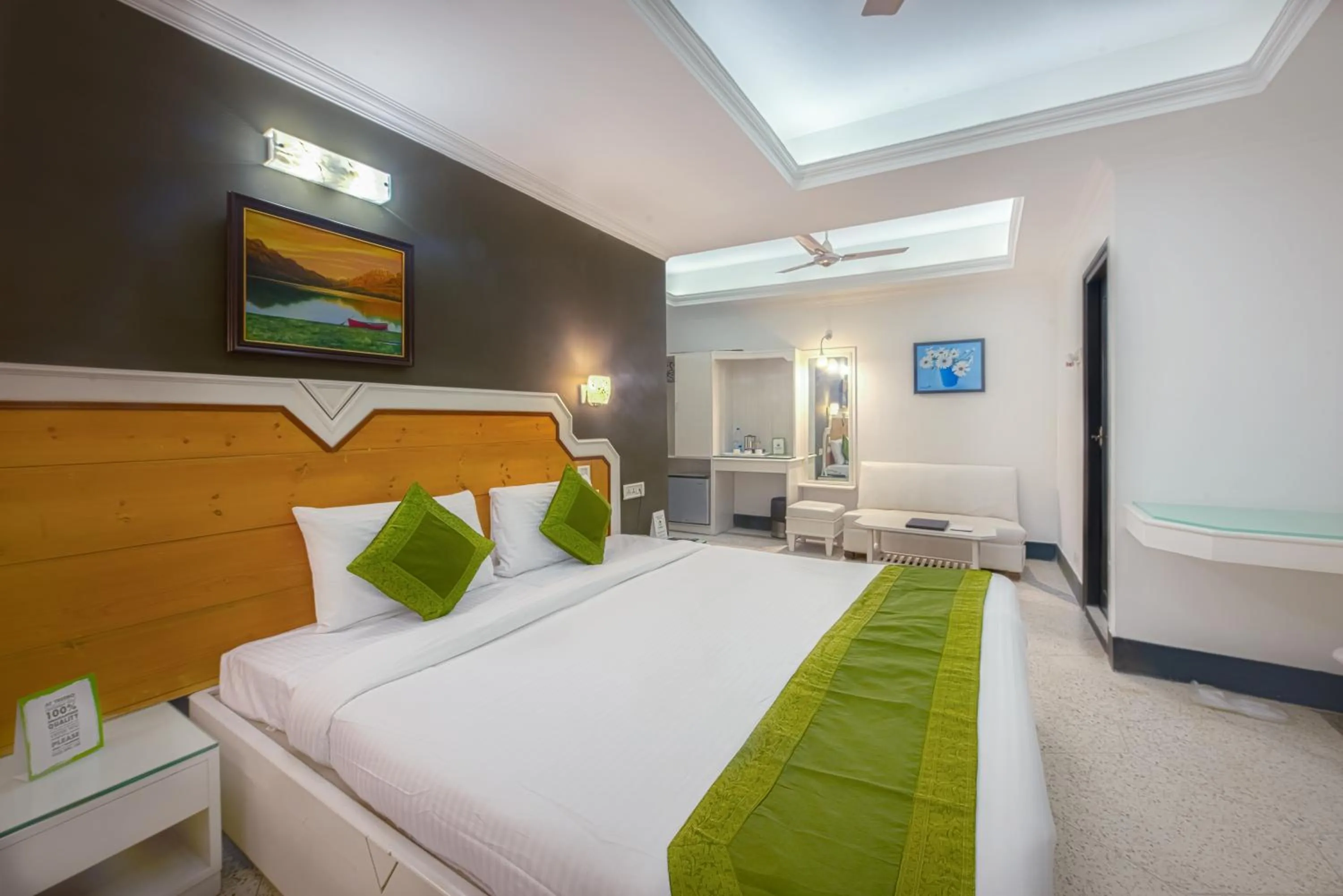 Deluxe Room - single occupancy in Treebo Green View, Park Circus