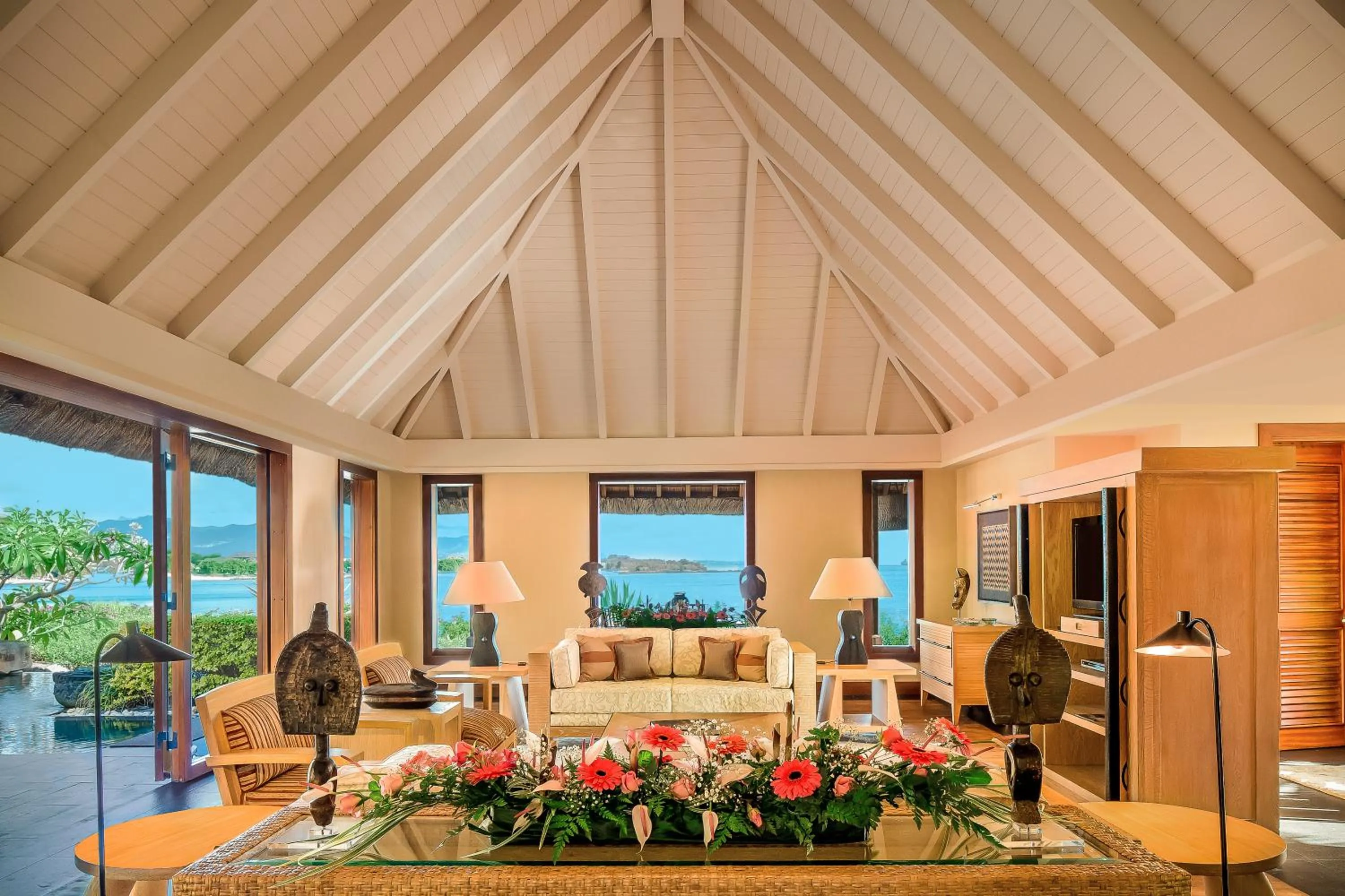 Presidential Ocean View Villa with Private Pool in The Oberoi Beach Resort, Mauritius
