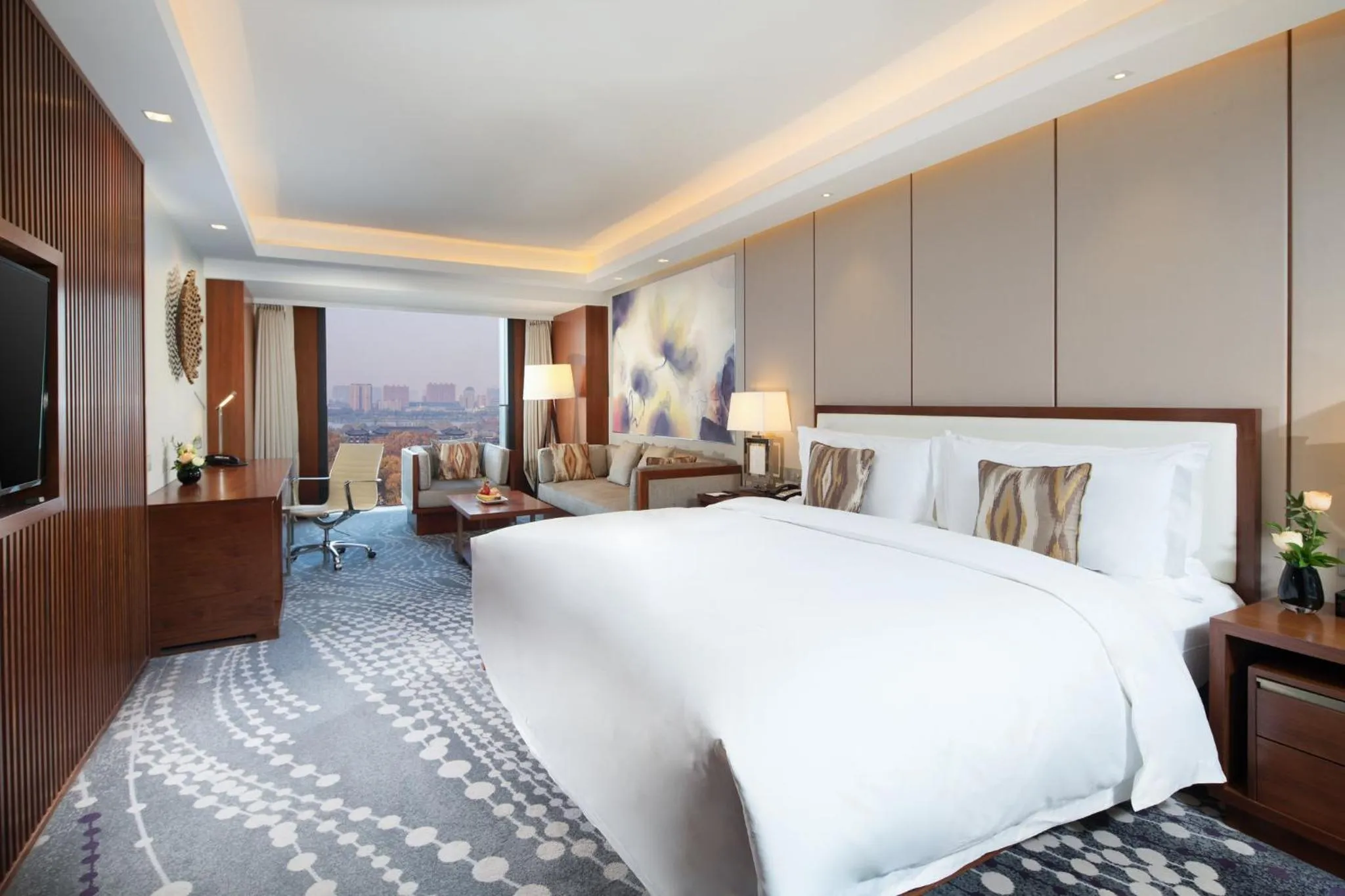 Premium King Room with City View in Intercontinental Jinan City Center by IHG