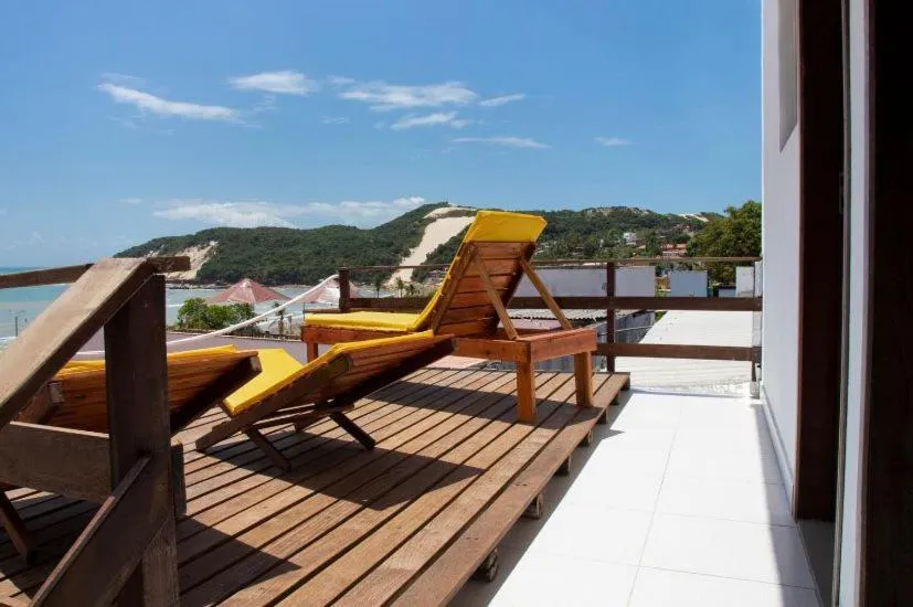 Double Room with Balcony and Sea View in Encanto da Praia hotel pousada