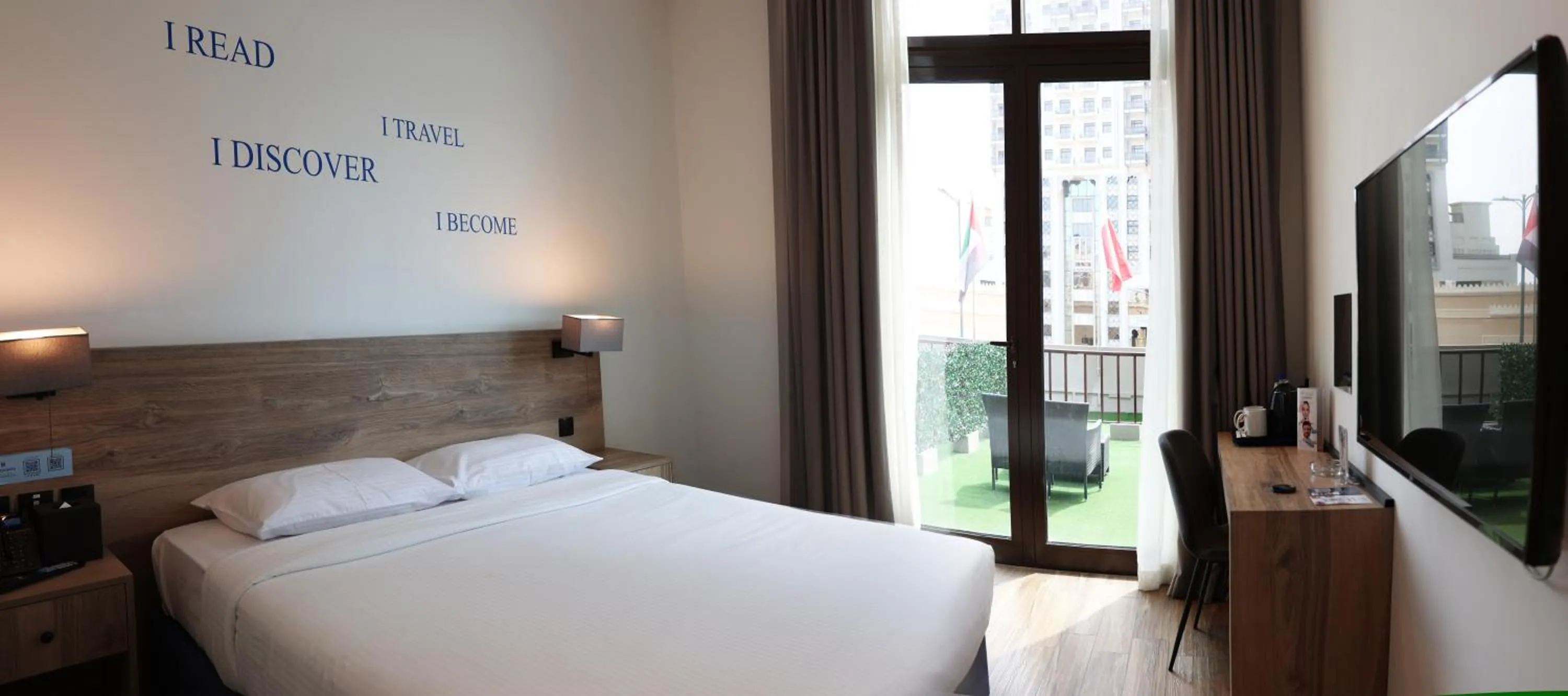 Deluxe King Room with Terrace (includes 25% off F&B) in Kingsgate Al Jaddaf Hotel by Millennium