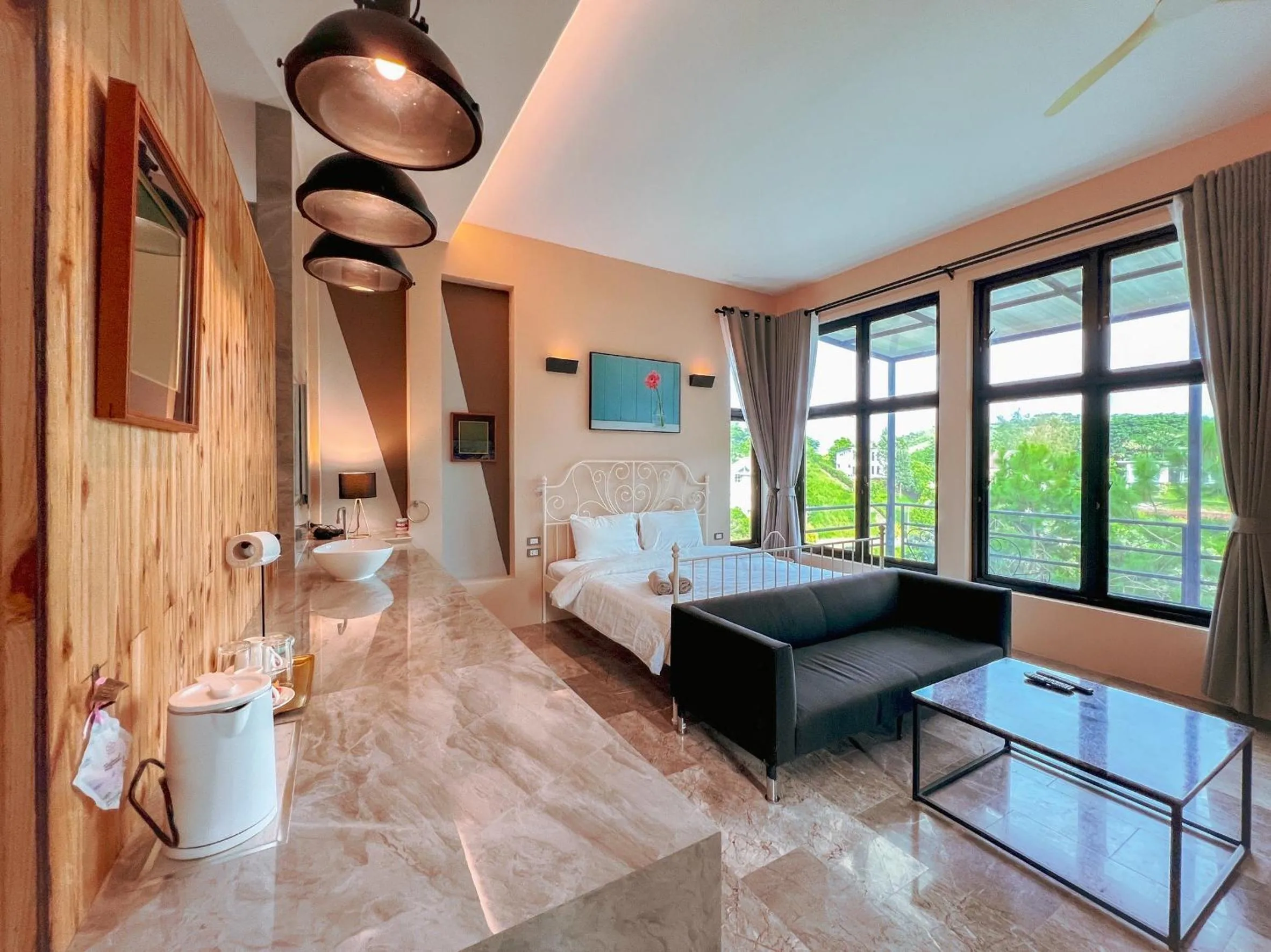 Bed in Krin Resort